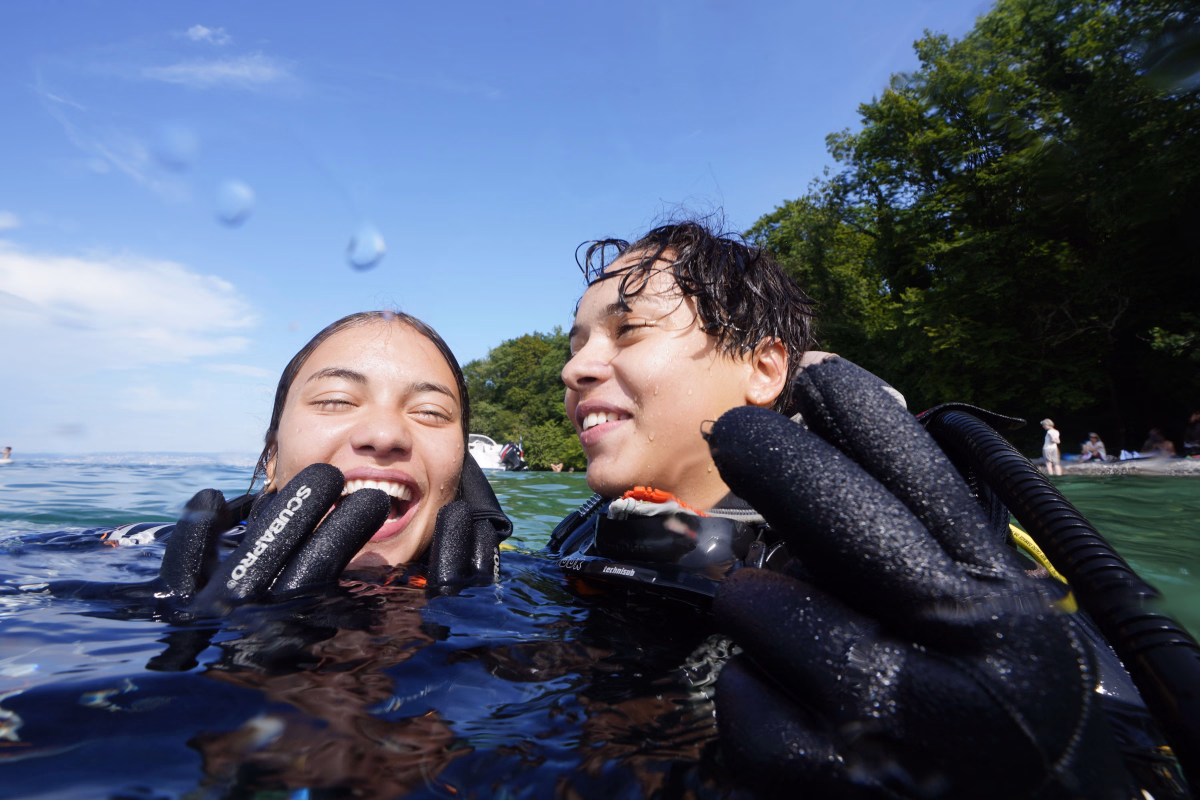 Plongée PADI Open Water au lac Léman