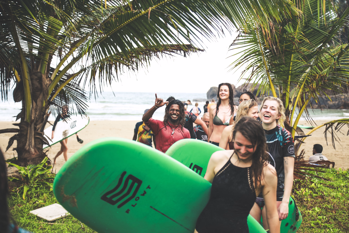 Recharge & Équilibre – Yoga, Surf & Vitalité au Sri Lanka