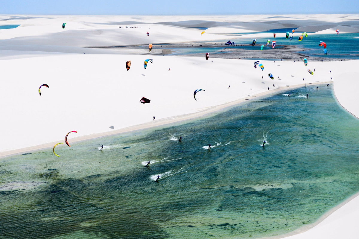 Kitesurf au Brésil : Atins, glisse entre les lagunes des Lençóis