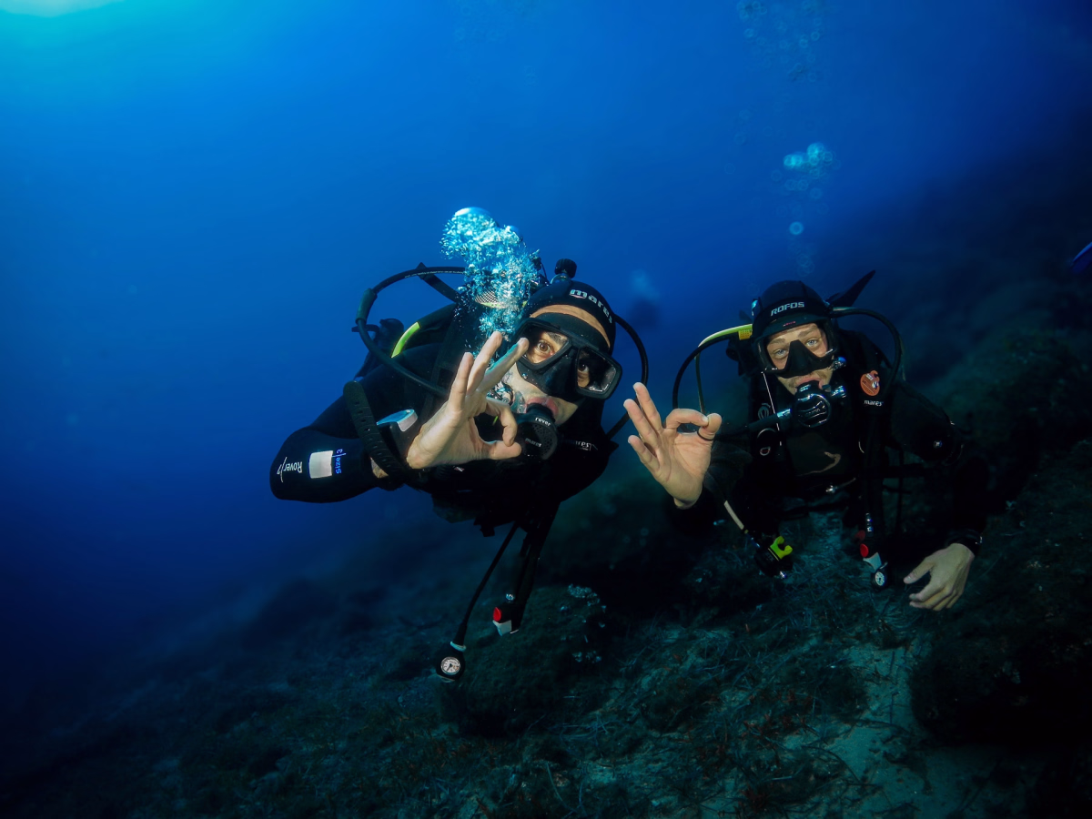 L'ile d'Elba sous la mer