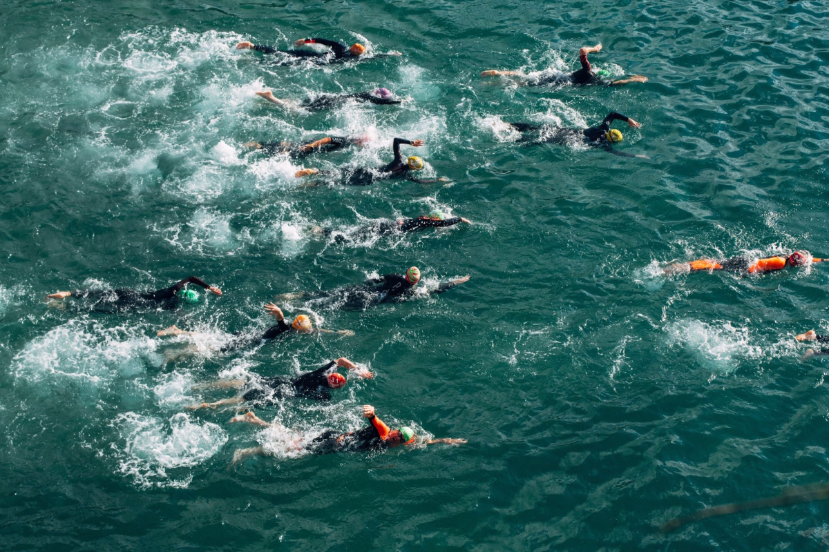Stage de nage en eau libre à Biarritz, immersion océan