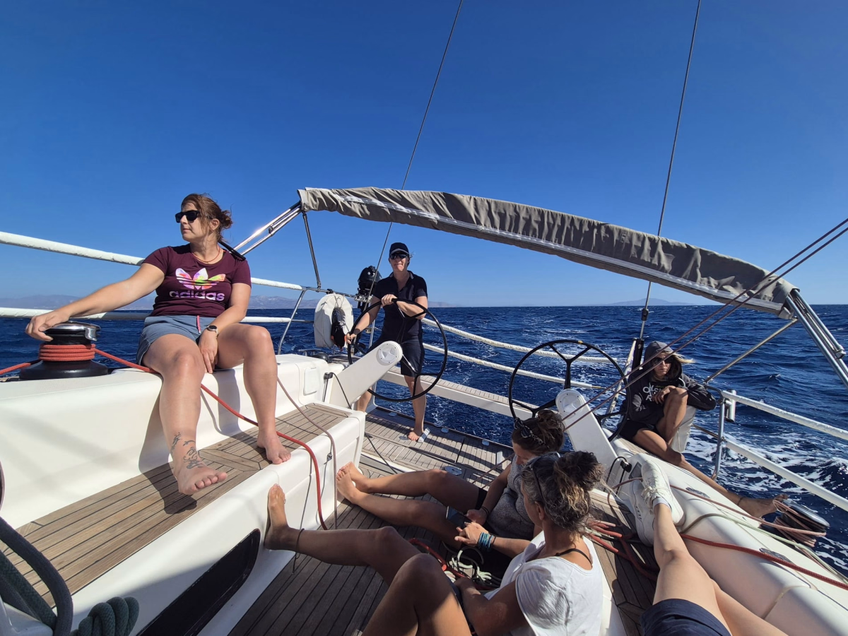 Croisière voile 100% féminine en Grèce, cap sur les Cyclades