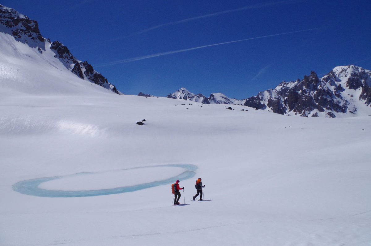 Tour de la Haute Vallée de la Clarée à raquette