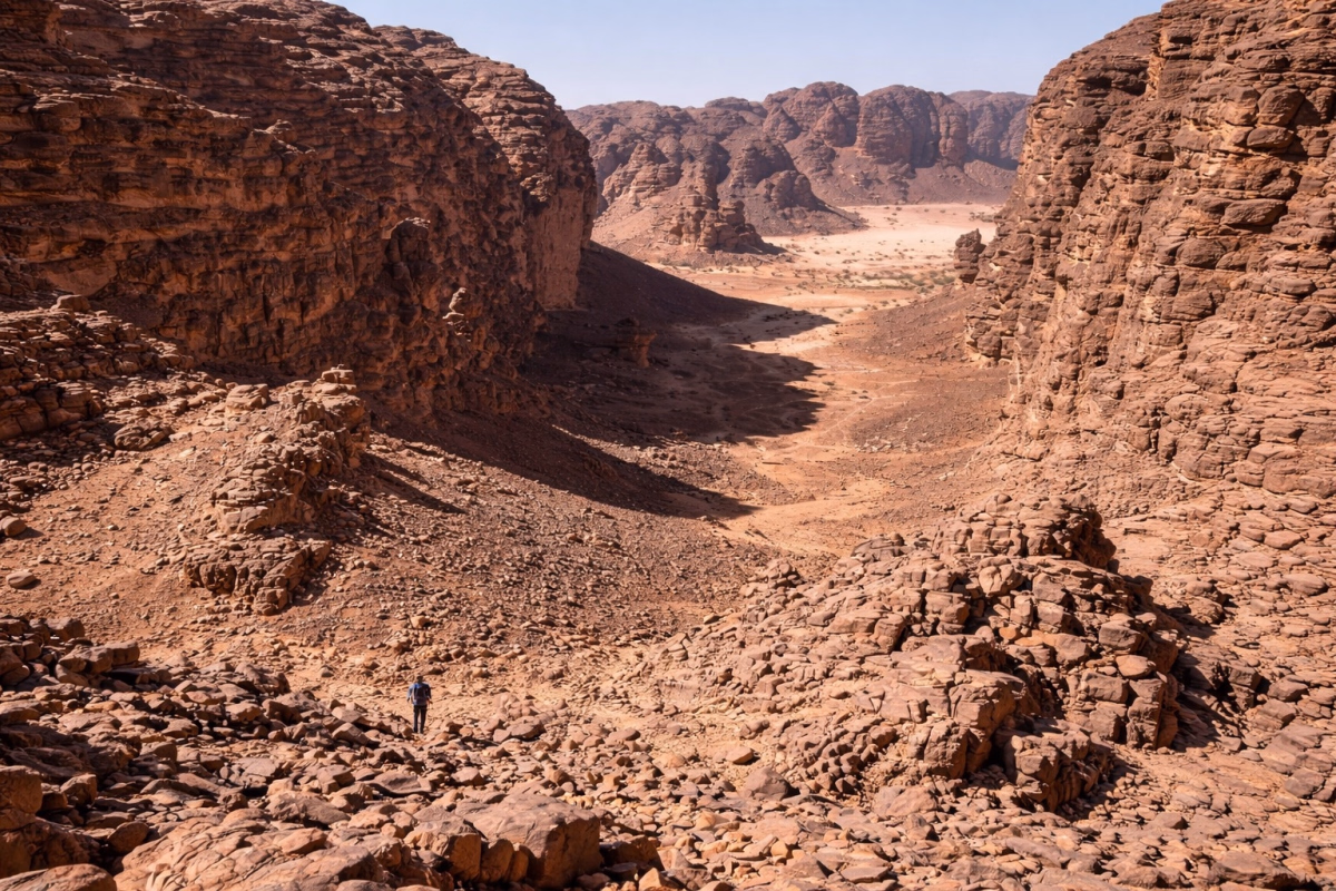 Trek saharien au plateau de Sefar à Djanet