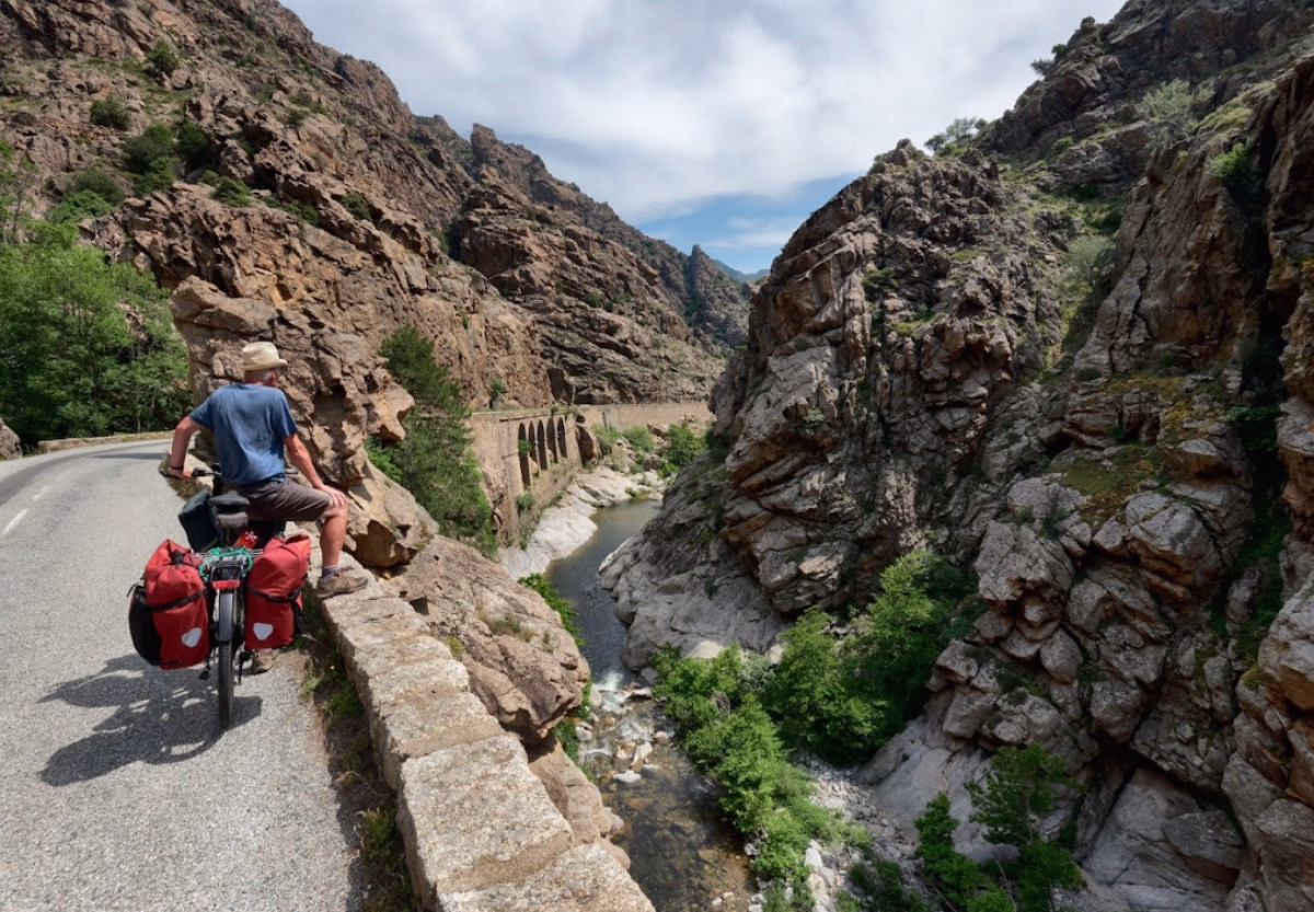 Voyage à vélo - La GT20 intégrale en Corse à vélo départ programmé