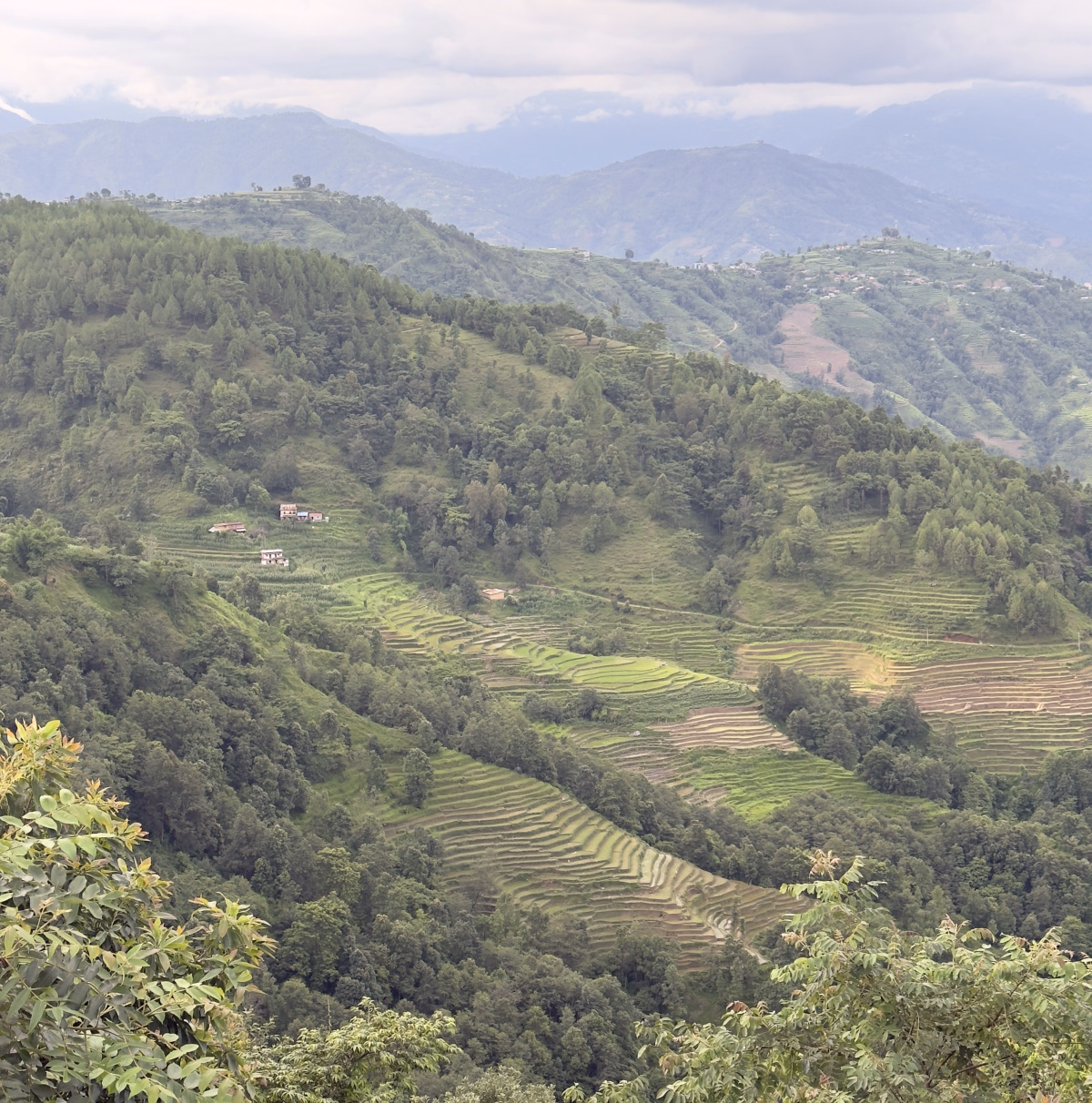 Les montagnes de Katmandou et les Annapurnas