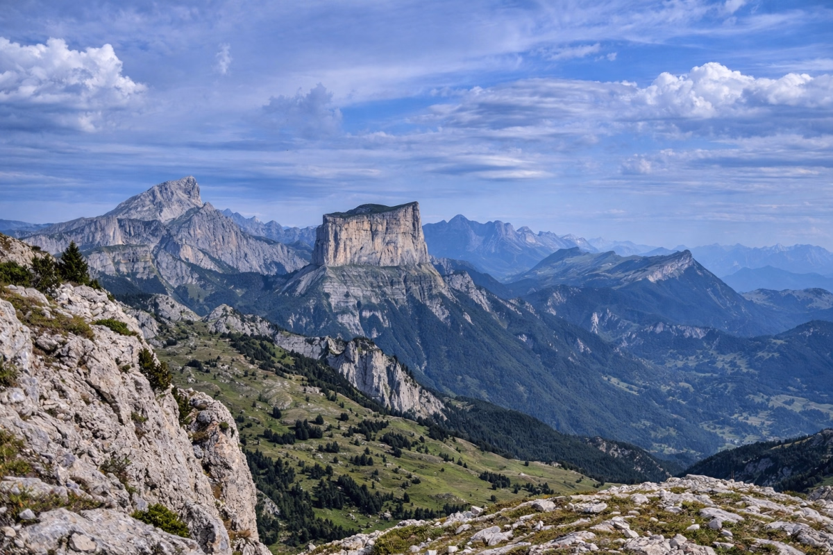 Randonnée du Mont Aiguille aux Hauts Plateaux du Vercors