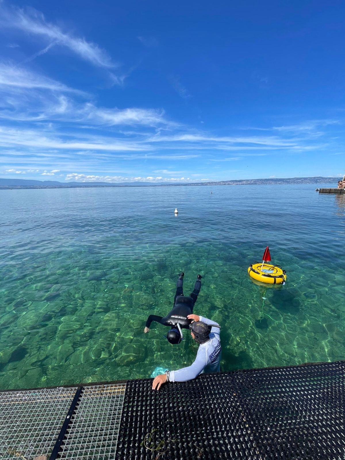 Votre niveau 1 d'apnée et de plongée au Lac Léman
