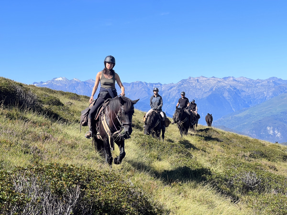 Voyage à cheval - Randonnée équestre au cœur du massif de Tabe en Ariège
