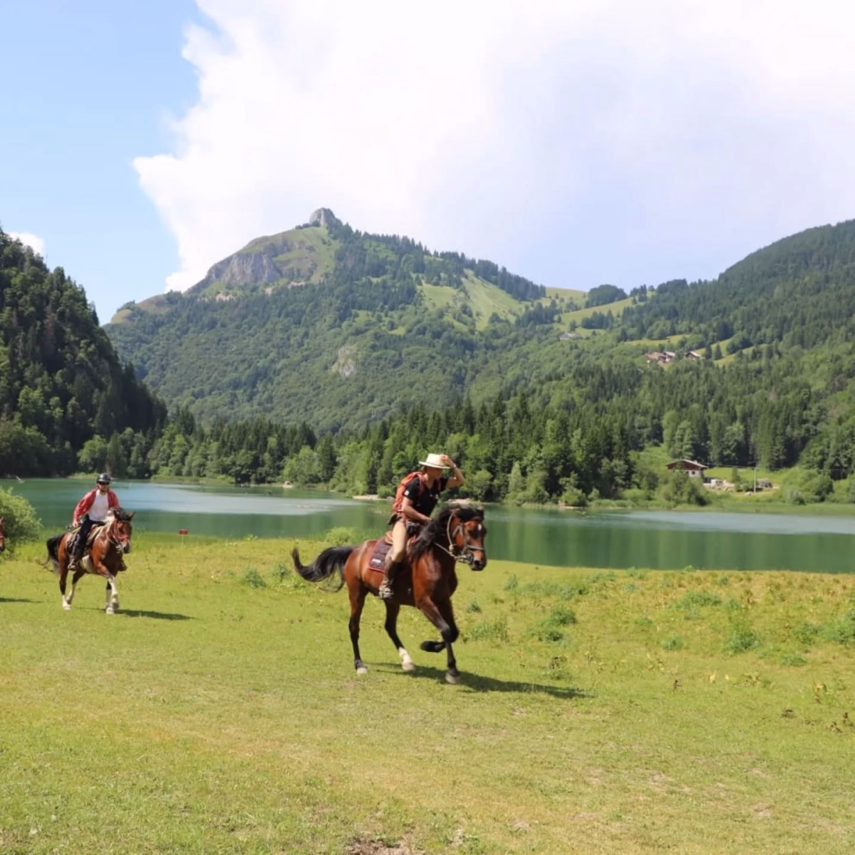 Voyage à cheval - 2 jours de randonnée équestre au Lac de Vallons