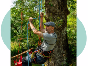 Cédric Grimpeur-élagueur et éducateur grimpe d’arbres