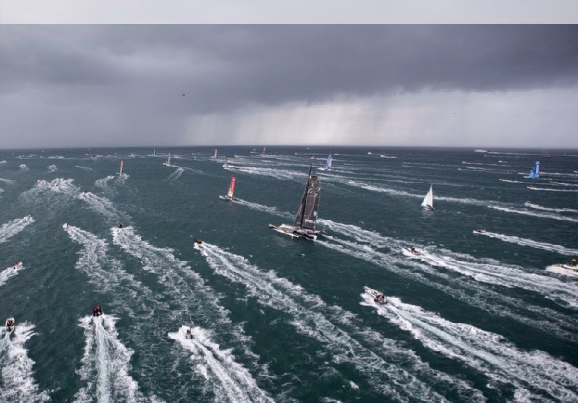La Route du Rhum depuis la mer : vivez le grand départ