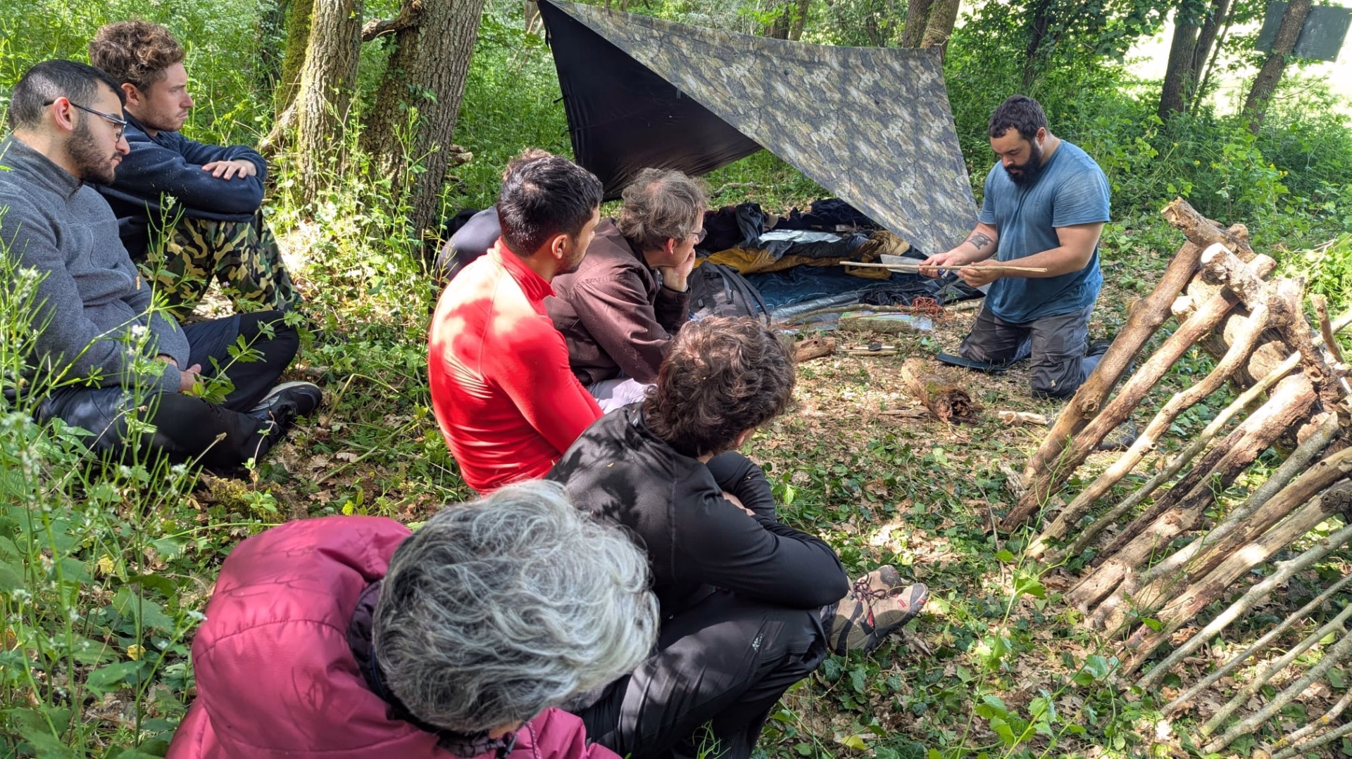 ⛺️ Bivouac/tente - Jour 1