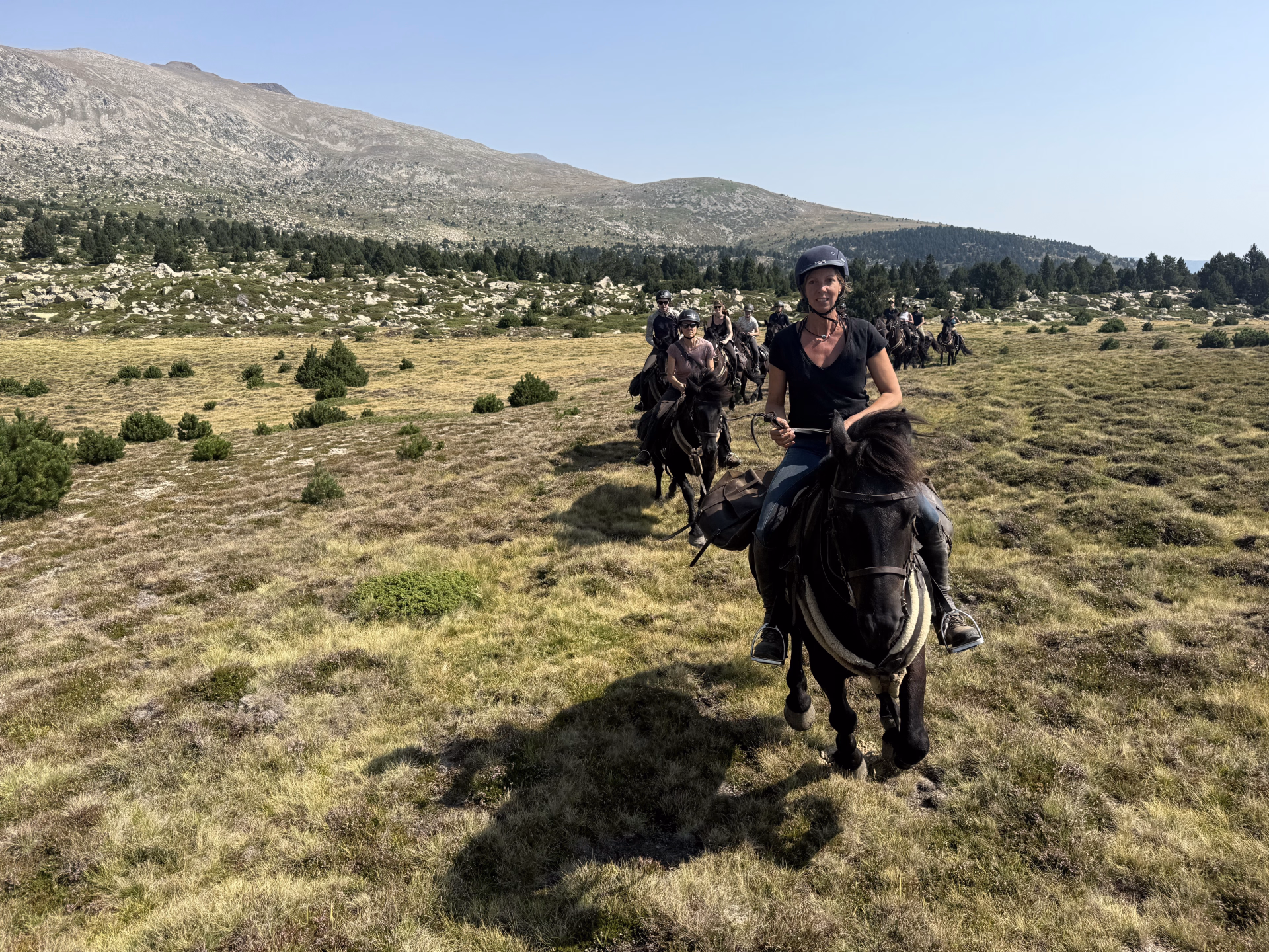 Brame du cerf en Pyrénées catalanes à cheval