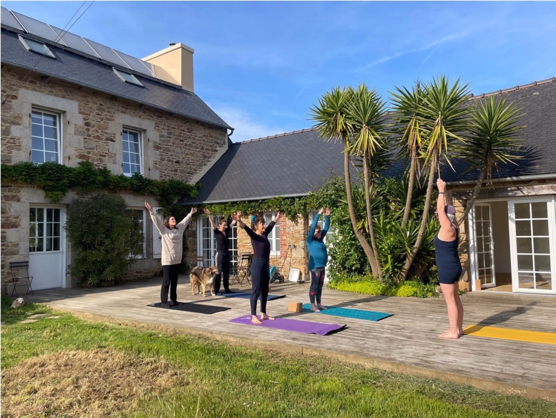 Stage privé de yoga et déconnexion en Côtes d'Armor