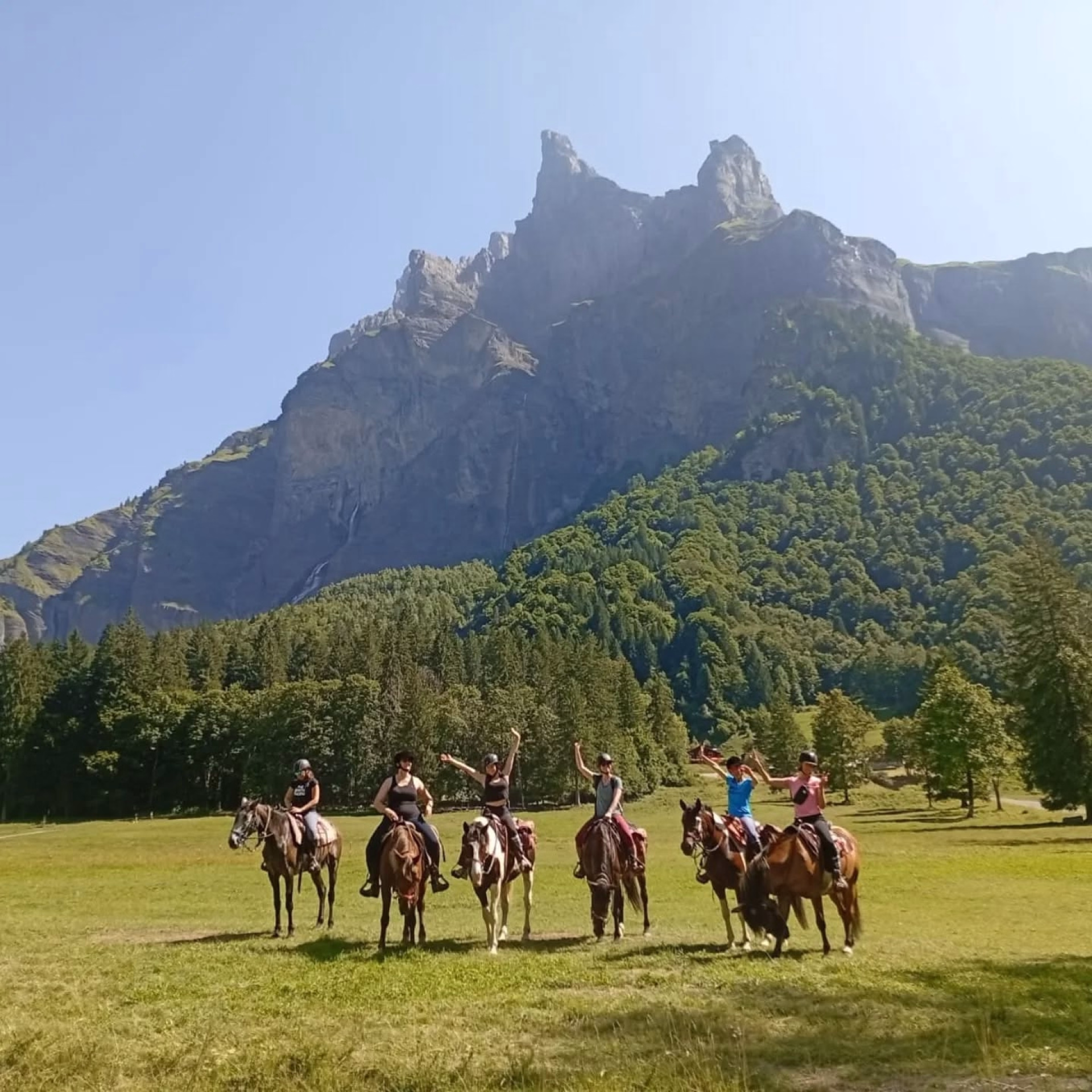 Randonnée équestre dans la Vallée du Giffre