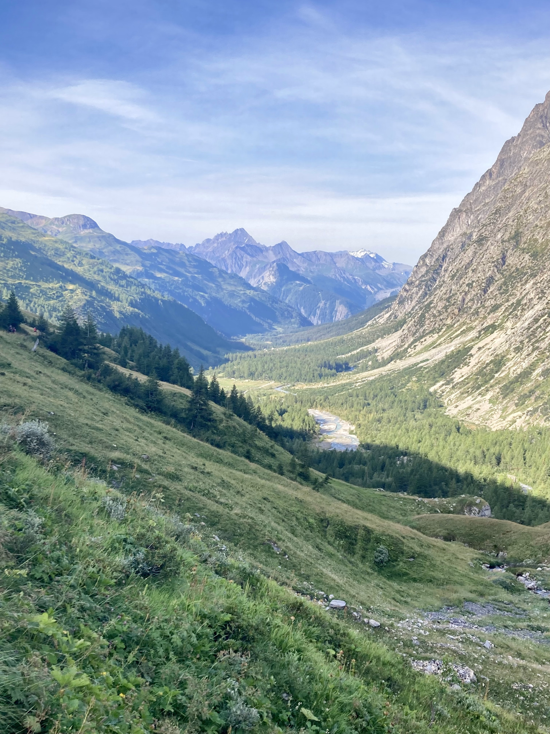 Photo paysage dans le Alpes