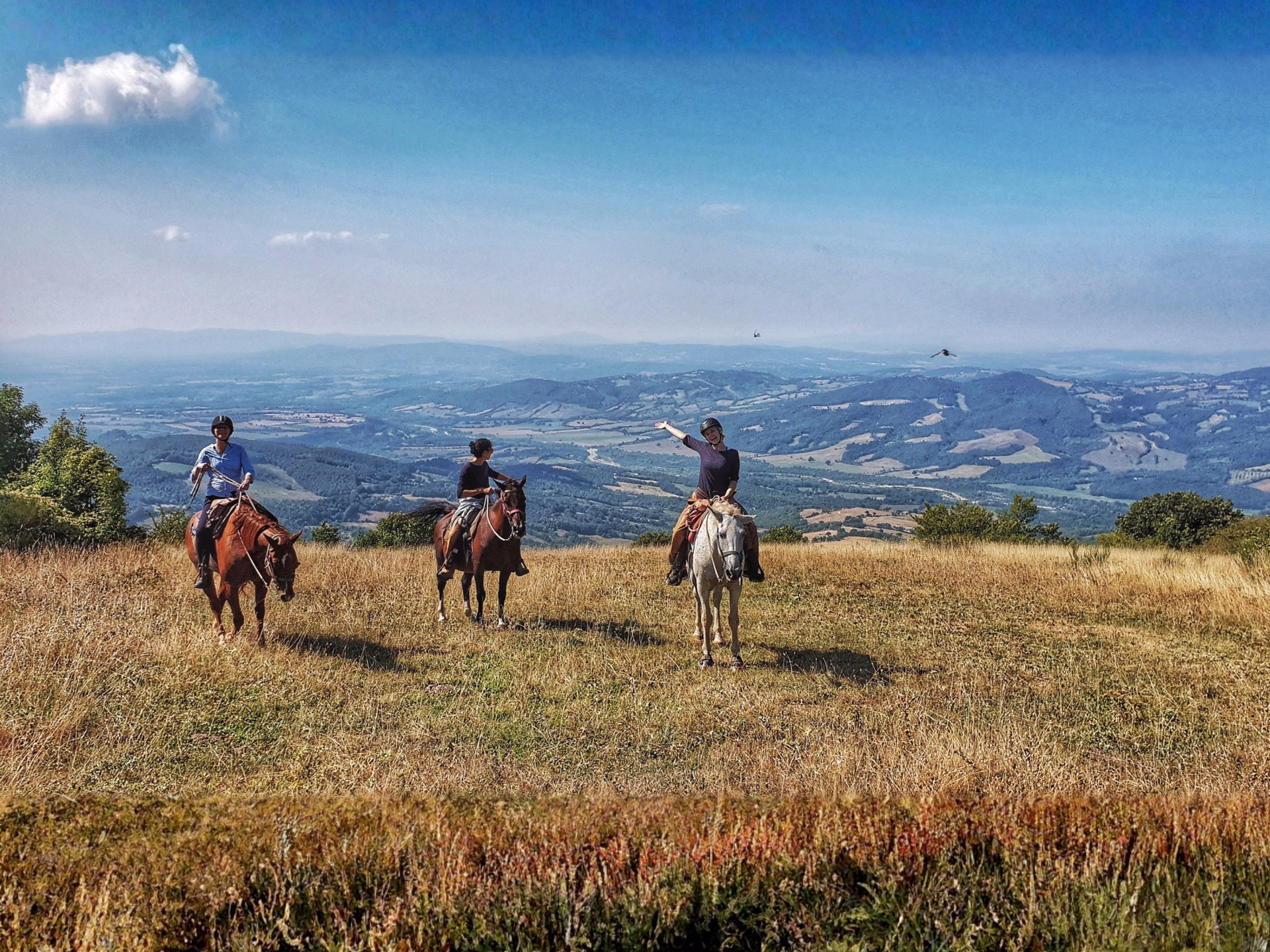 Randonnée à cheval en Toscane