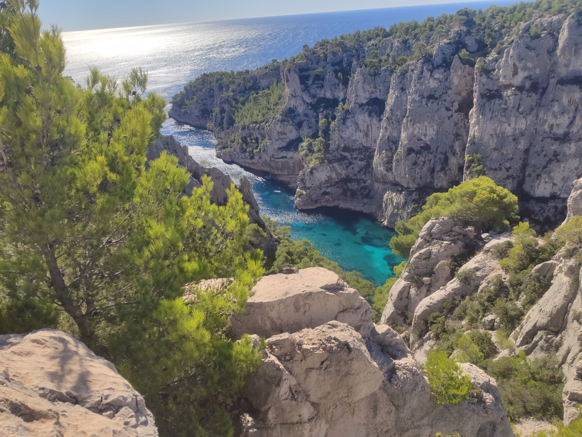 Photo paysage en Provence pendant un randonnée