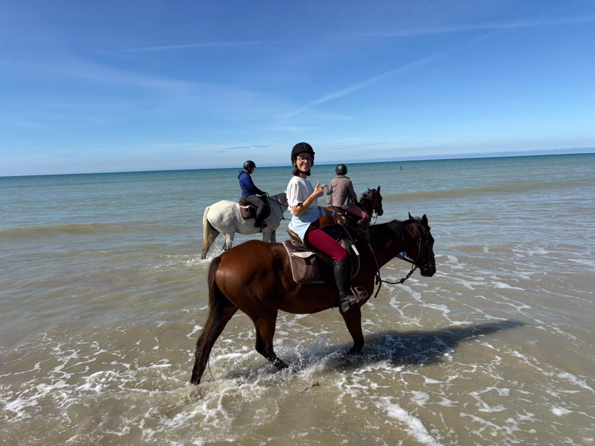 Randonnée à cheval en Baie du Mont-St-Michel entre Granville et Genêt