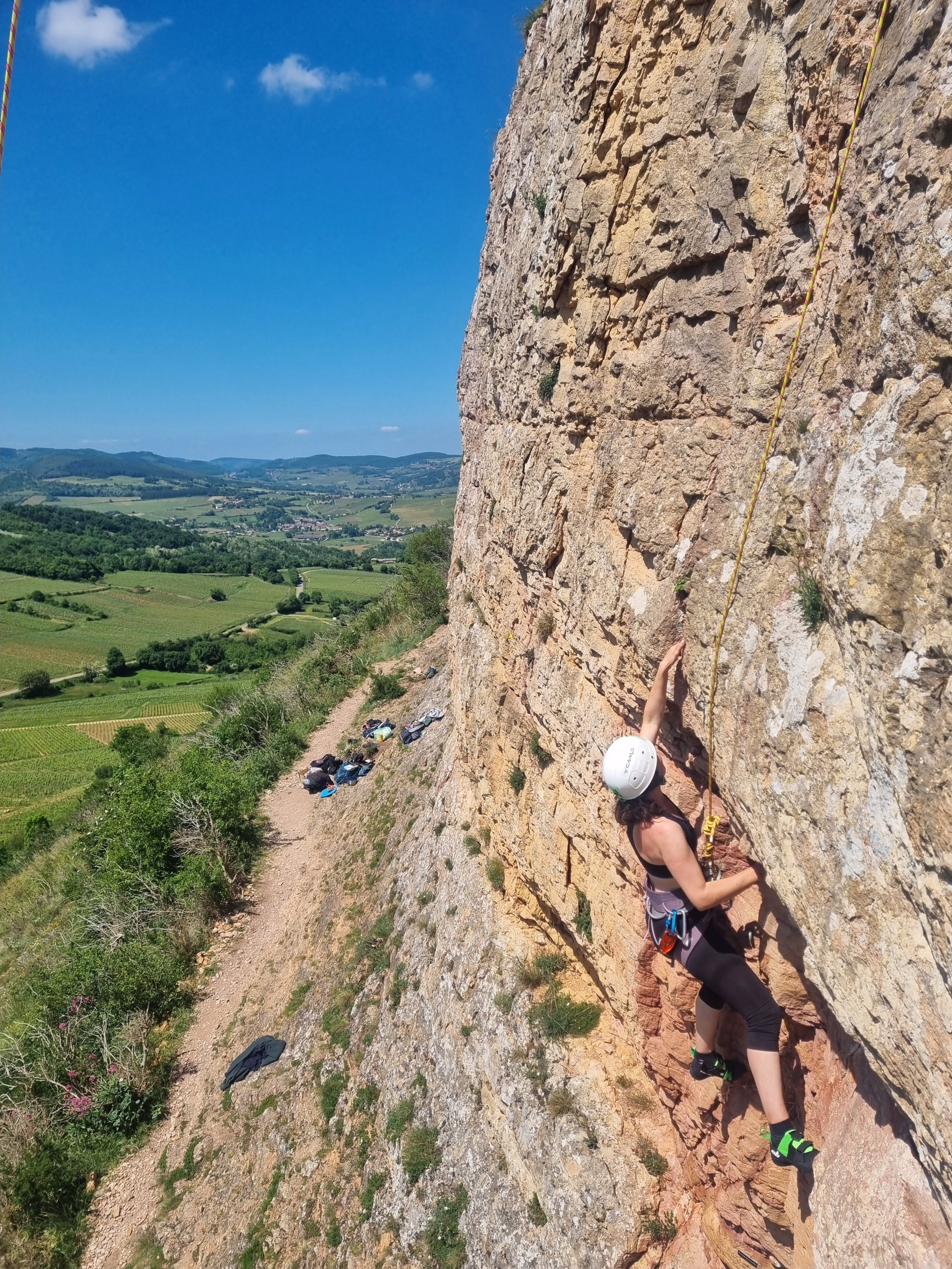 Séjour escalade et itinérance à vélo en Bourgogne