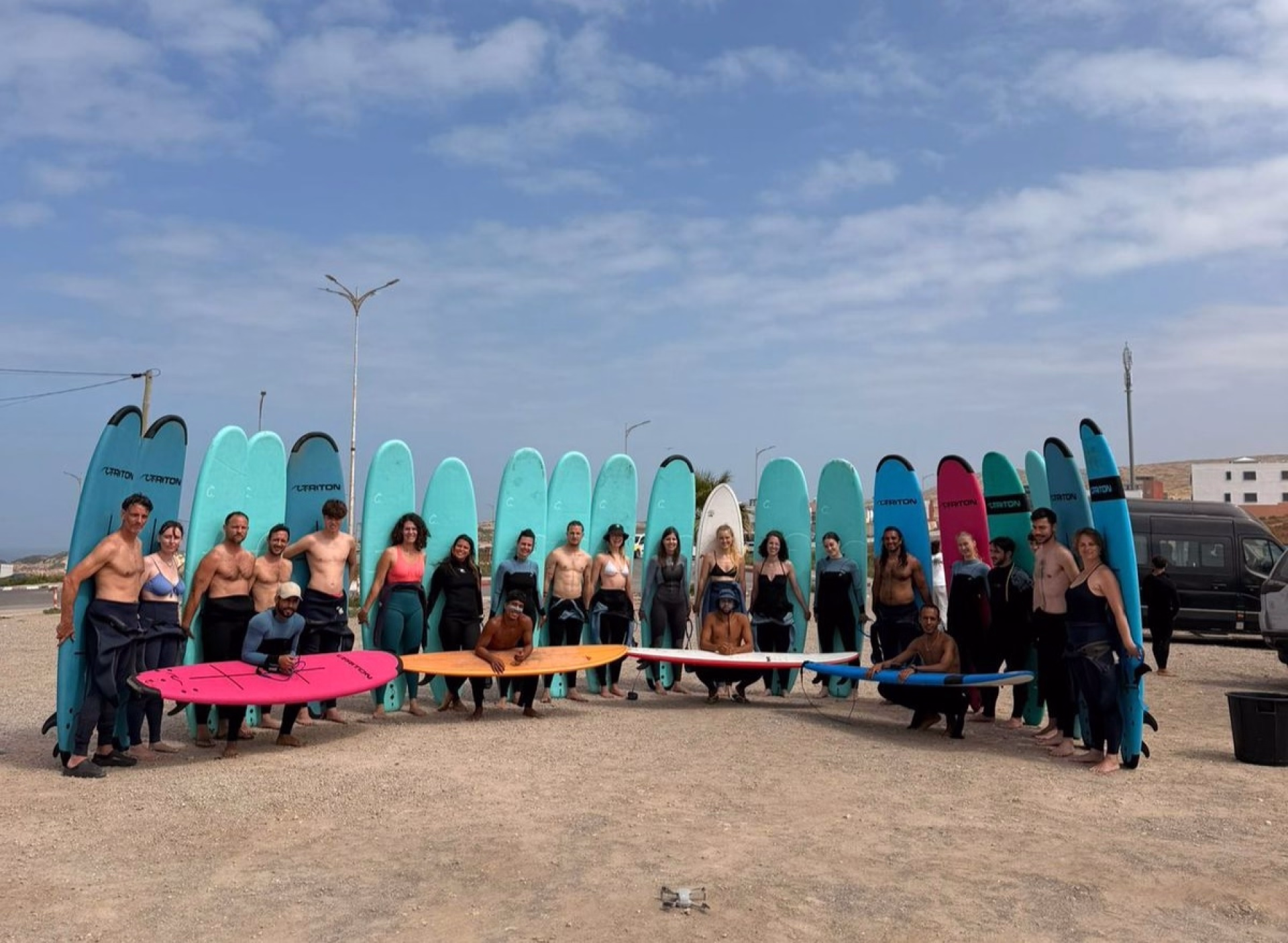 6 jours Surf & Yoga à Tamraght au cœur de la baie de Taghazout