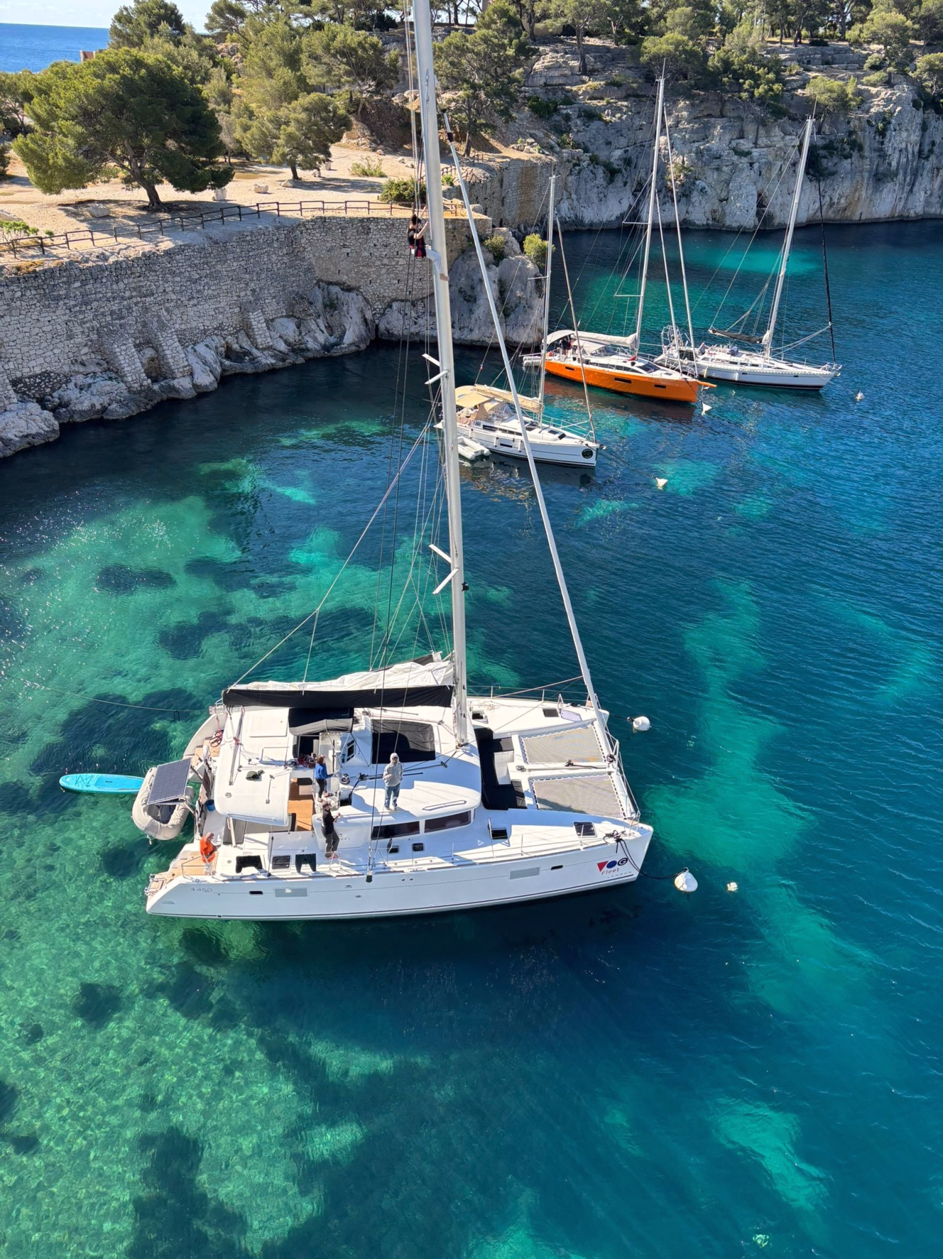 Stage niveau 2 perfectionnement en catamaran habitable à Marseille