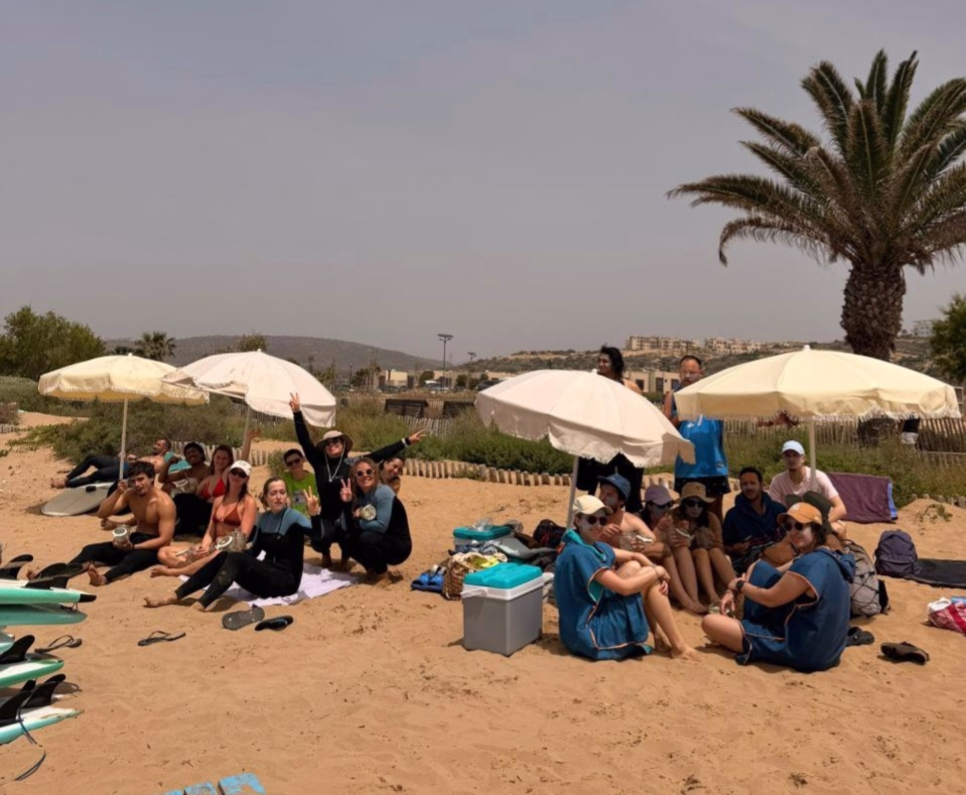 6 jours Surf & Yoga à Tamraght au cœur de la baie de Taghazout
