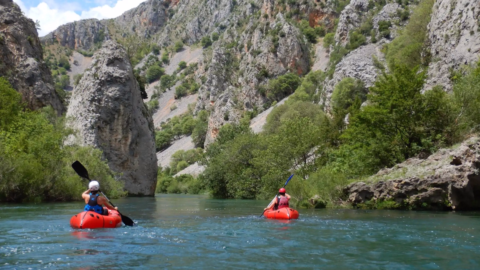 Randonnée, kayak et vélo dans le canyon de la Zrmanja