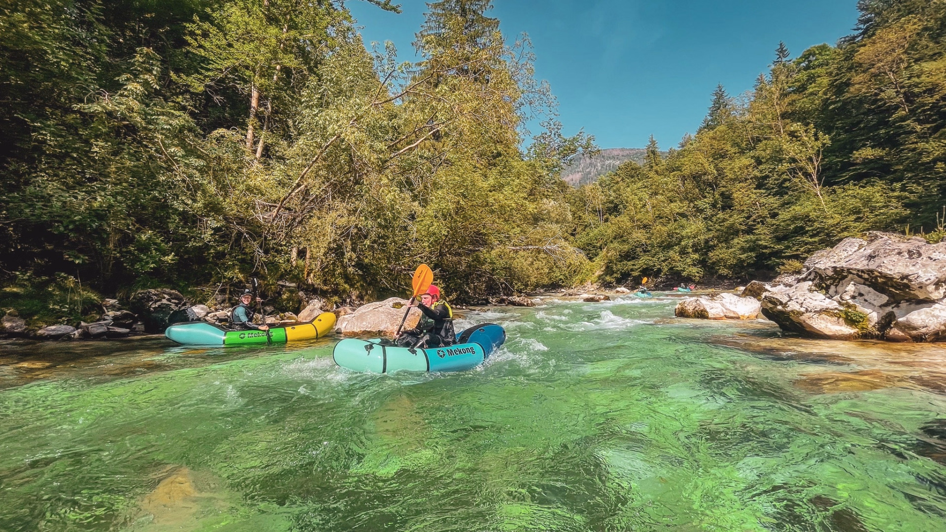 À la conquête des rivières sauvages de Slovénie en packraft