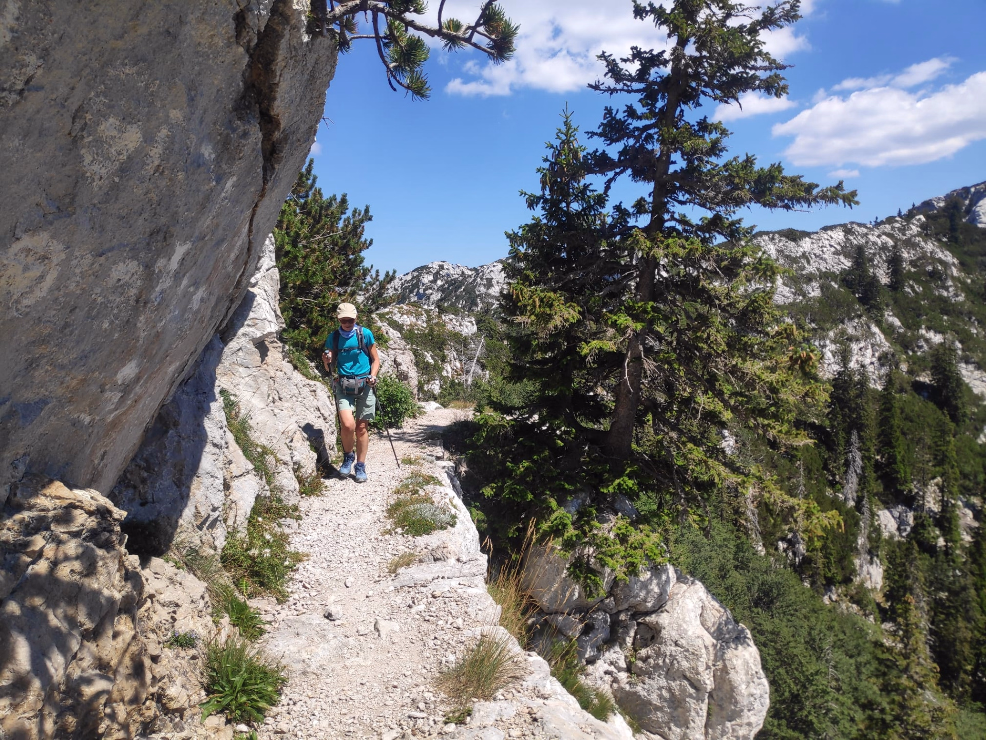 Aventure de randonnée en autonomie de refuge en refuge en Croatie