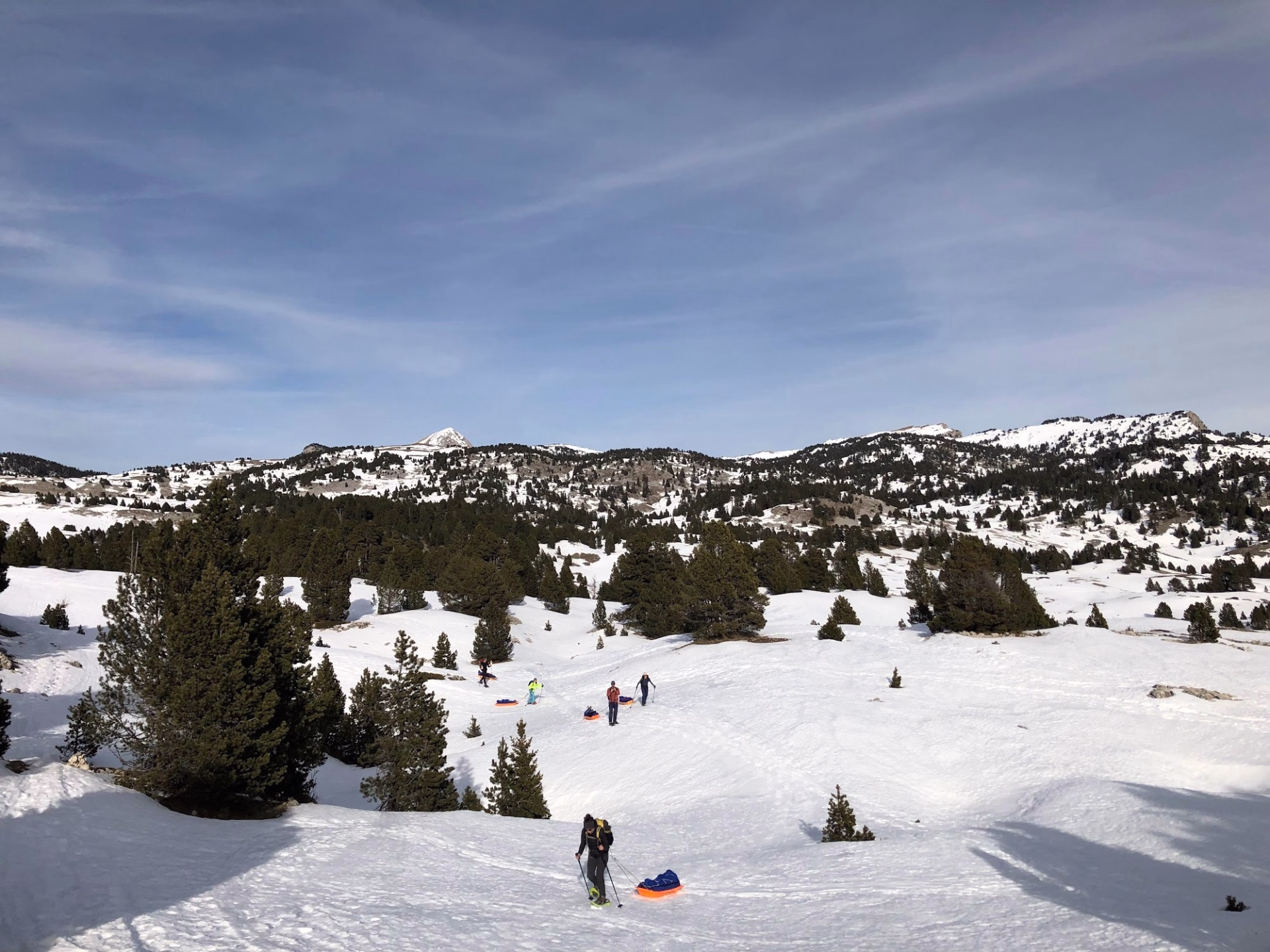 Raquettes, pulka et bivouac dans le Vercors