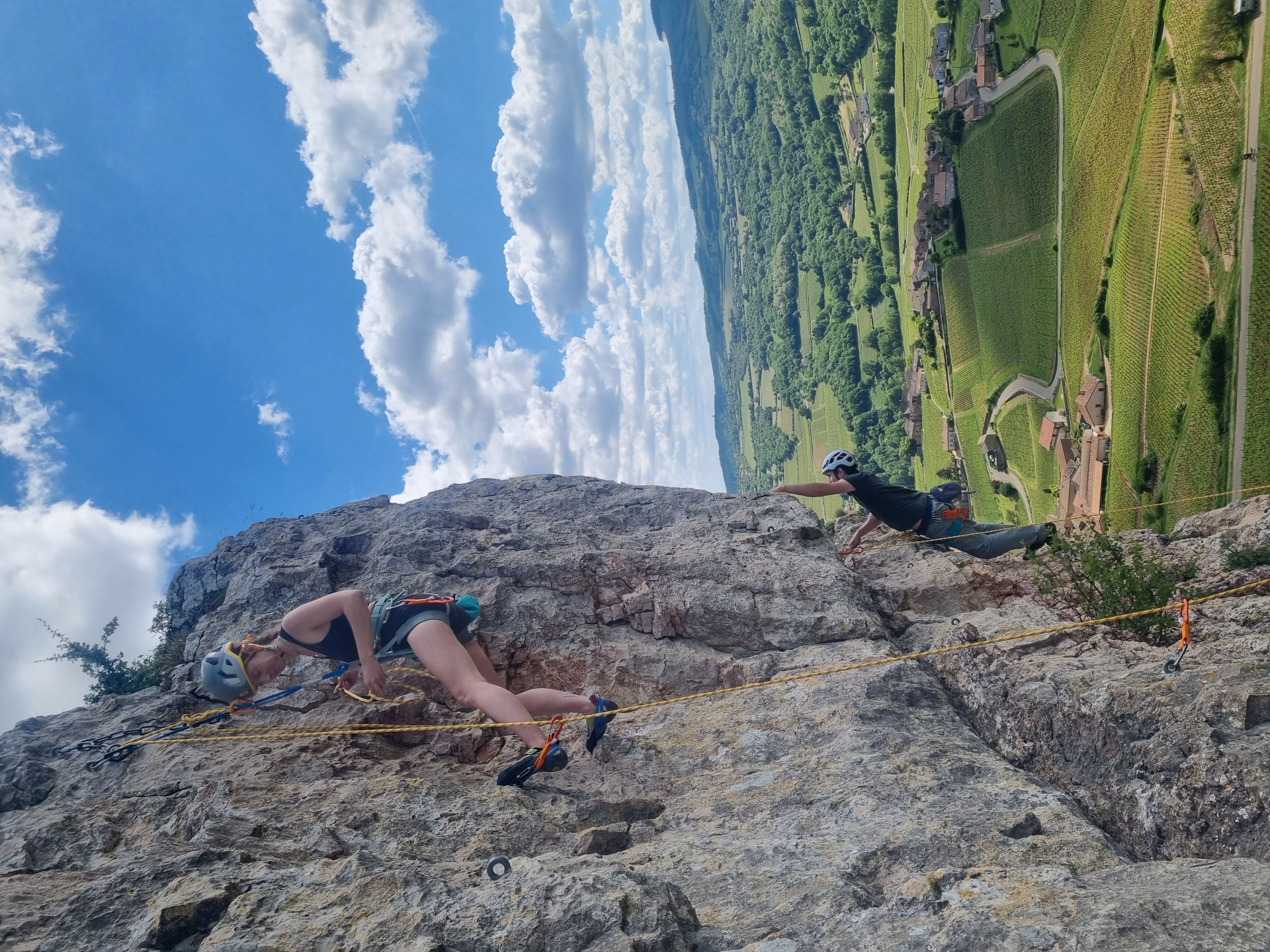 Week-end micro-aventure escalade et vélo en Bourgogne