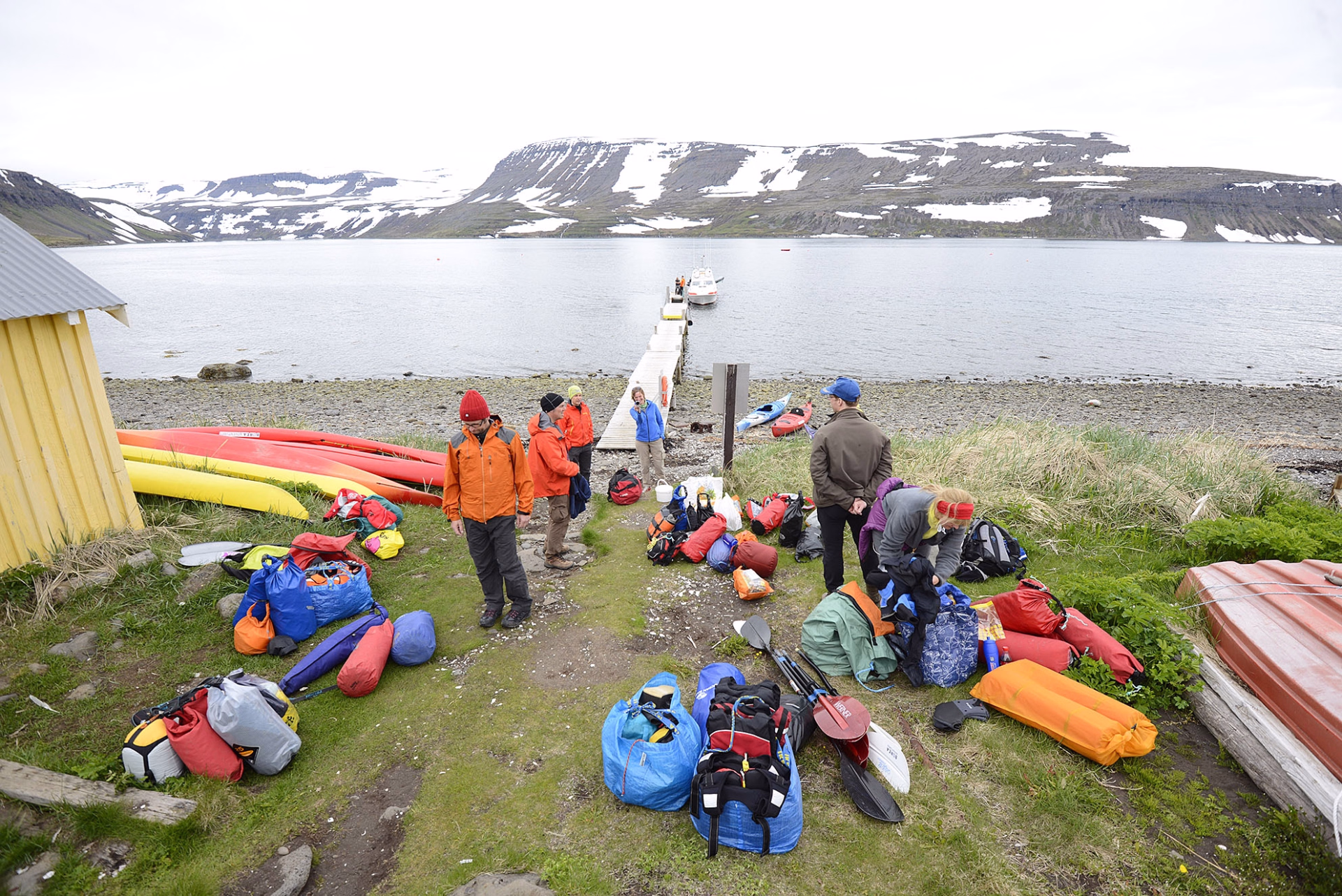 Pagayer en pleine nature en Kayak de mer à Hornstrandir