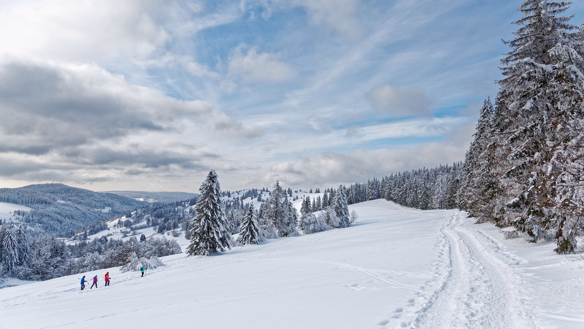 Lac Blanc : 6 jours dans les Vosges randonnées raquettes accompagnées