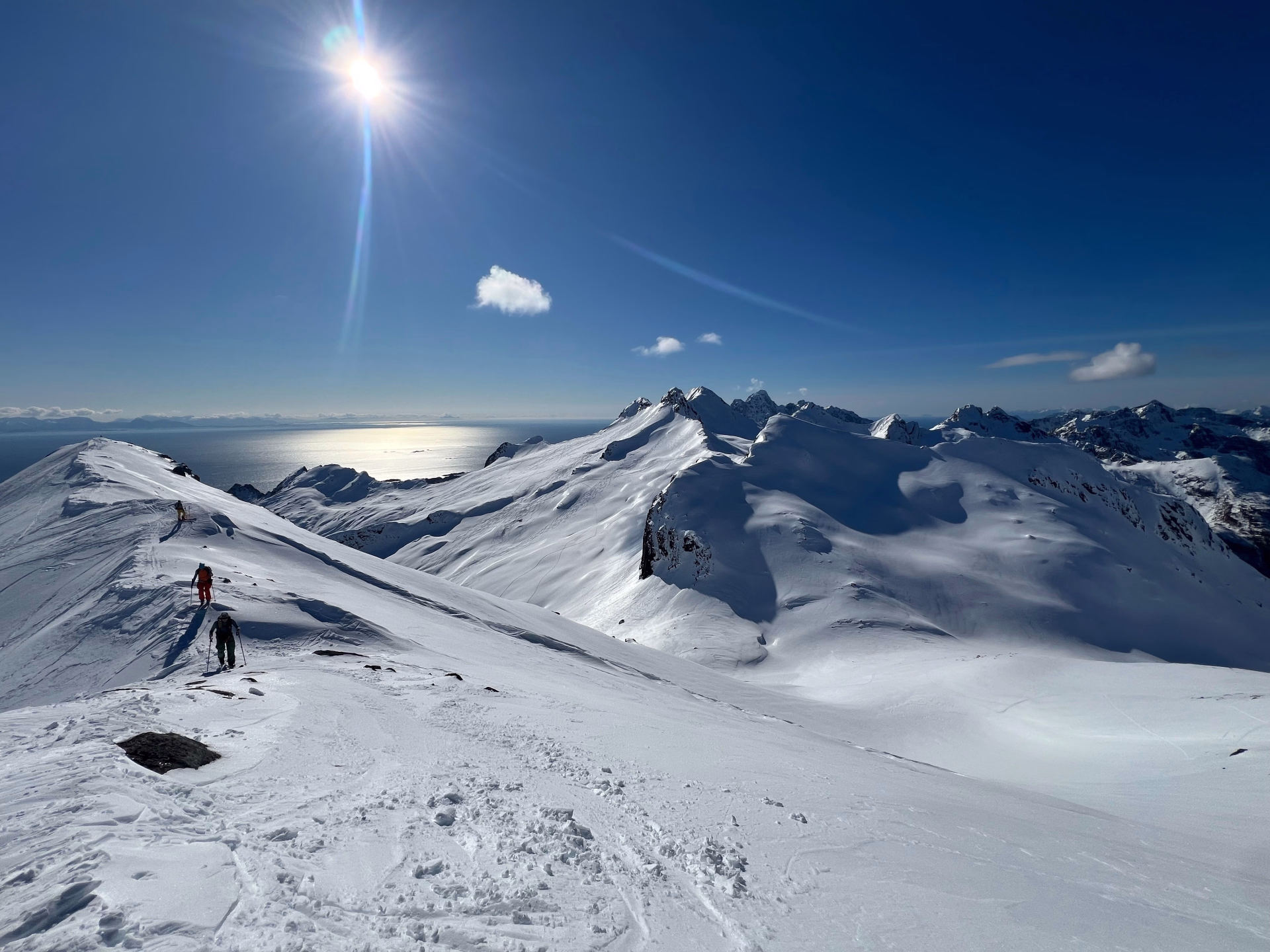 Ski de randonnée dans les îles Lofoten