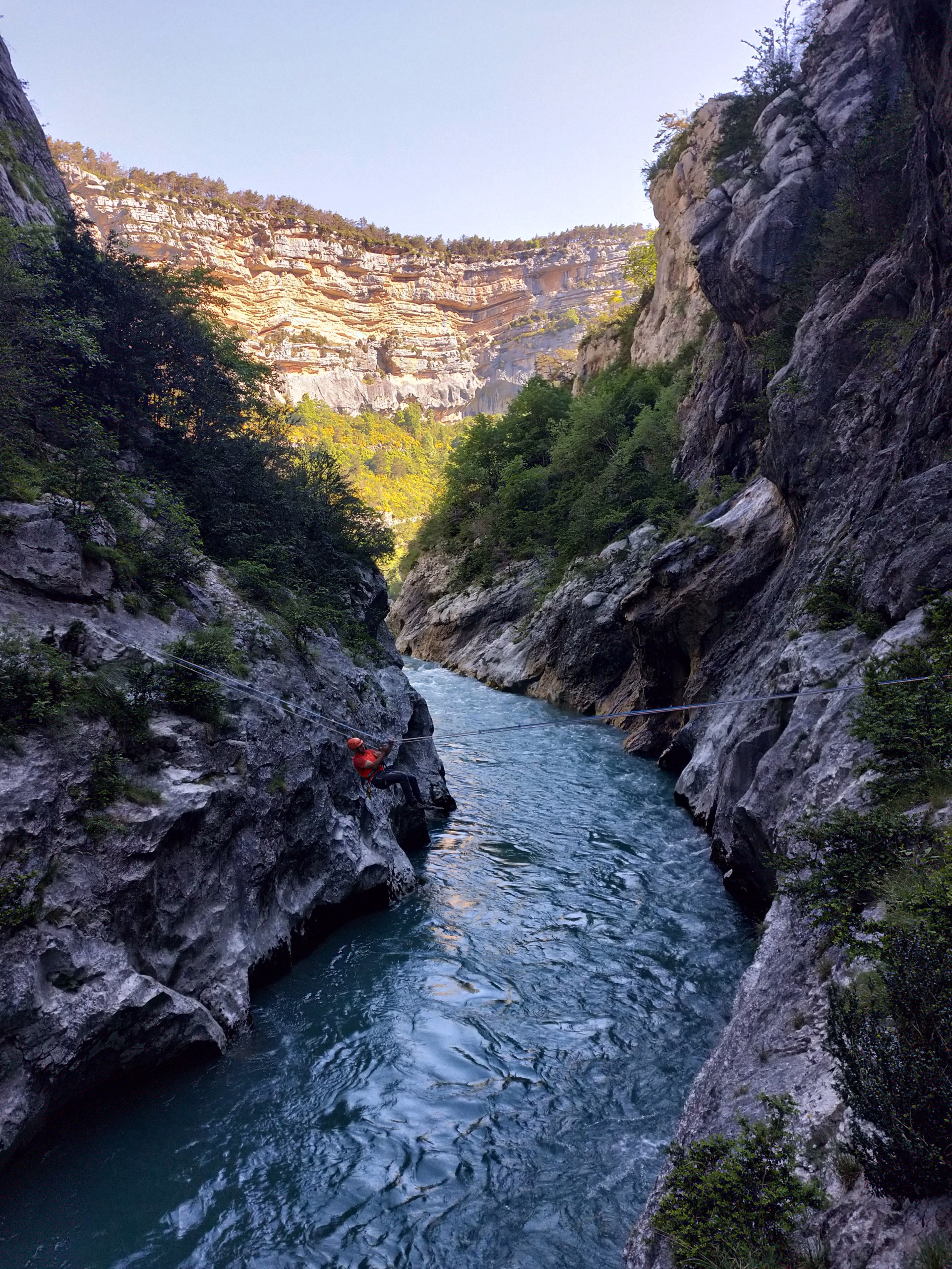 Traversée Bikekraft dans les Basses Gorges du Verdon