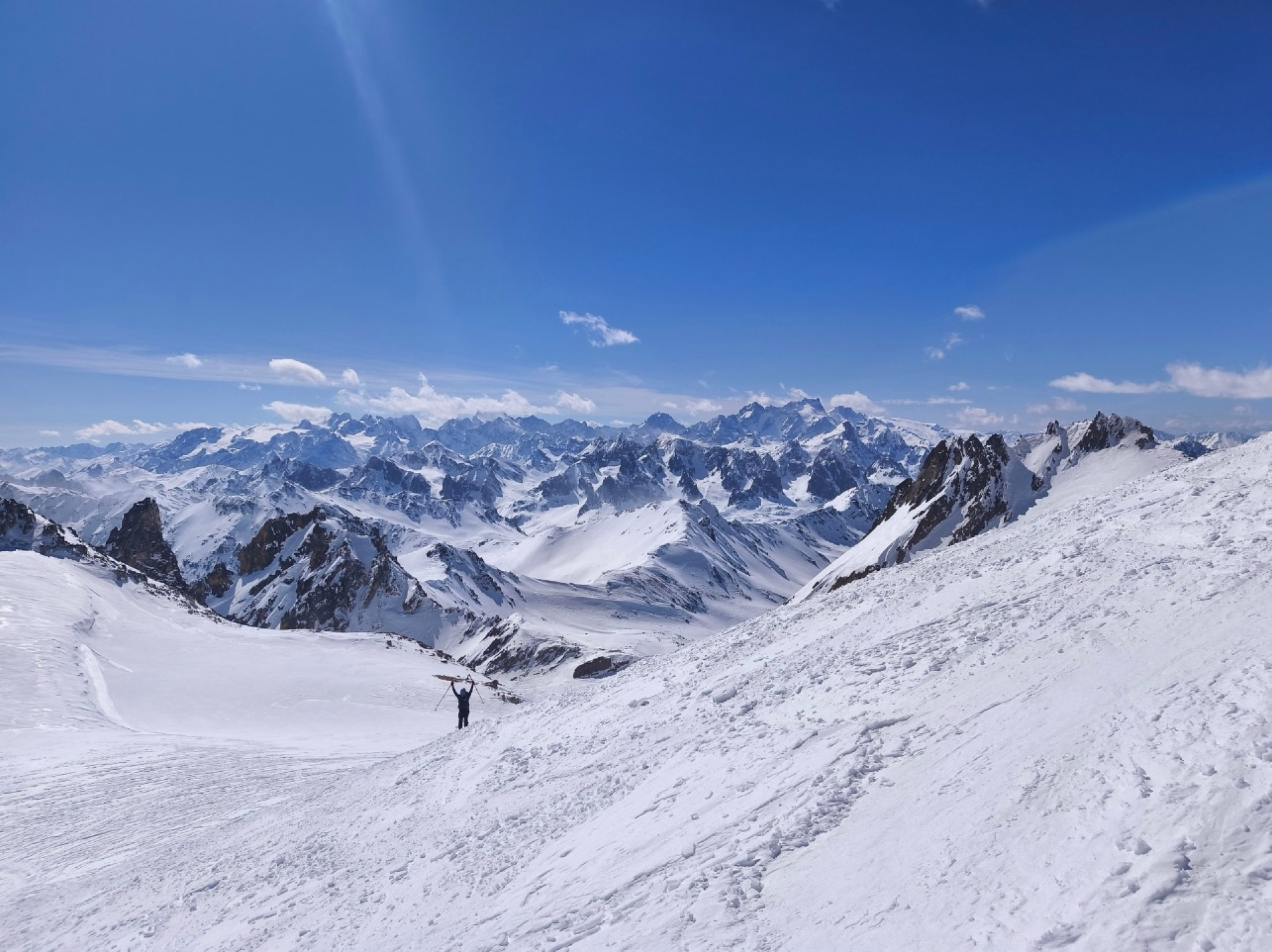 Ski de randonnée dans le massif des Cerces et ascension du Mont Thabor