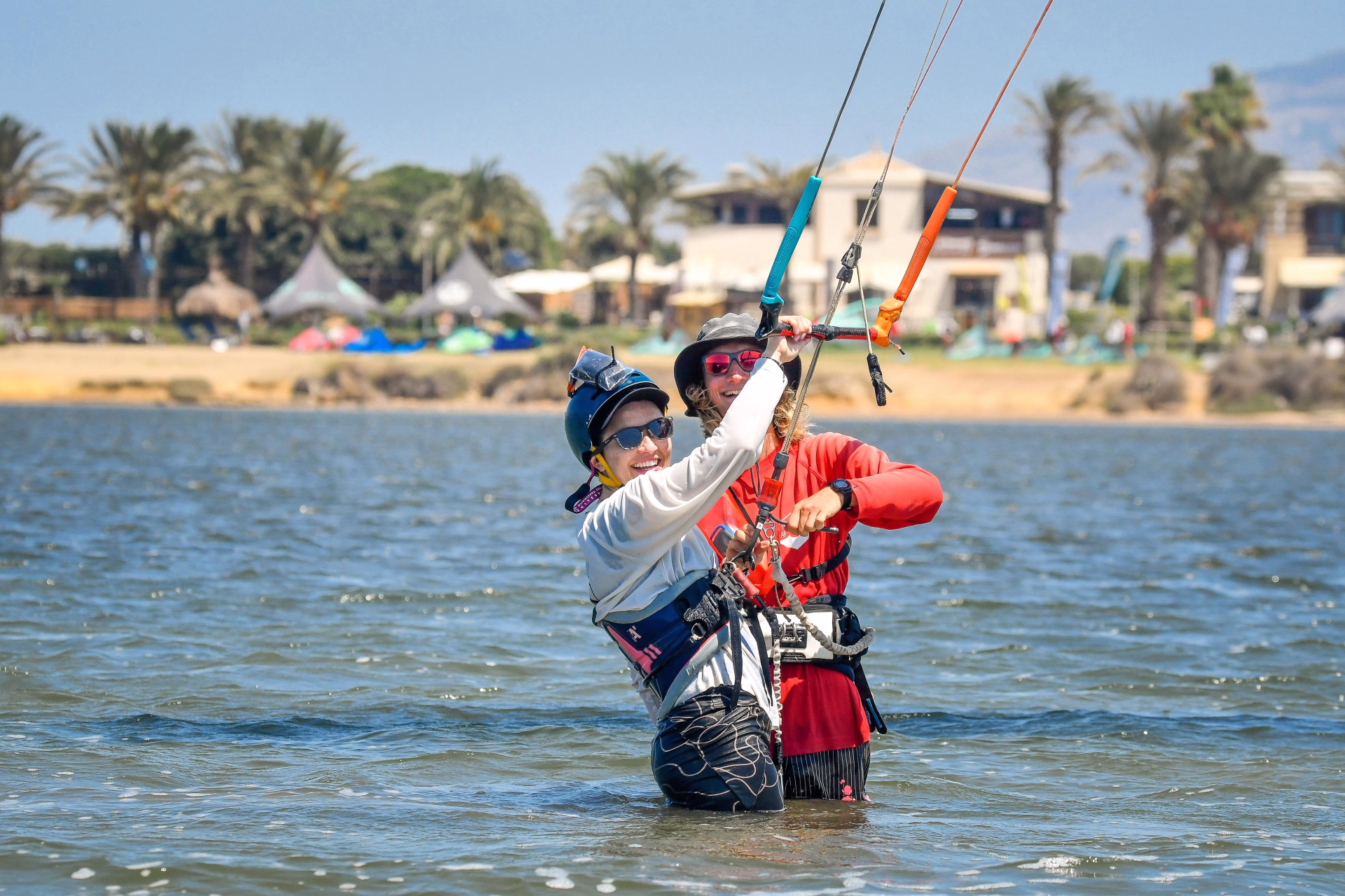 Apprentissage du kitesurf en Sicile