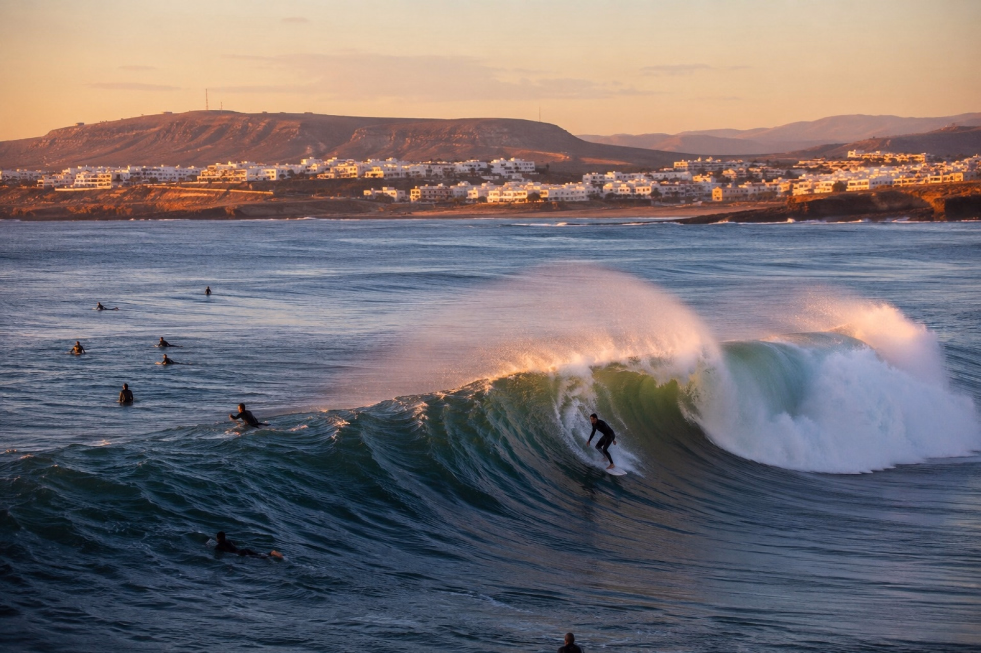 Surf Guiding & Perfectionnement dans les vagues de Taghazout - 5 jours