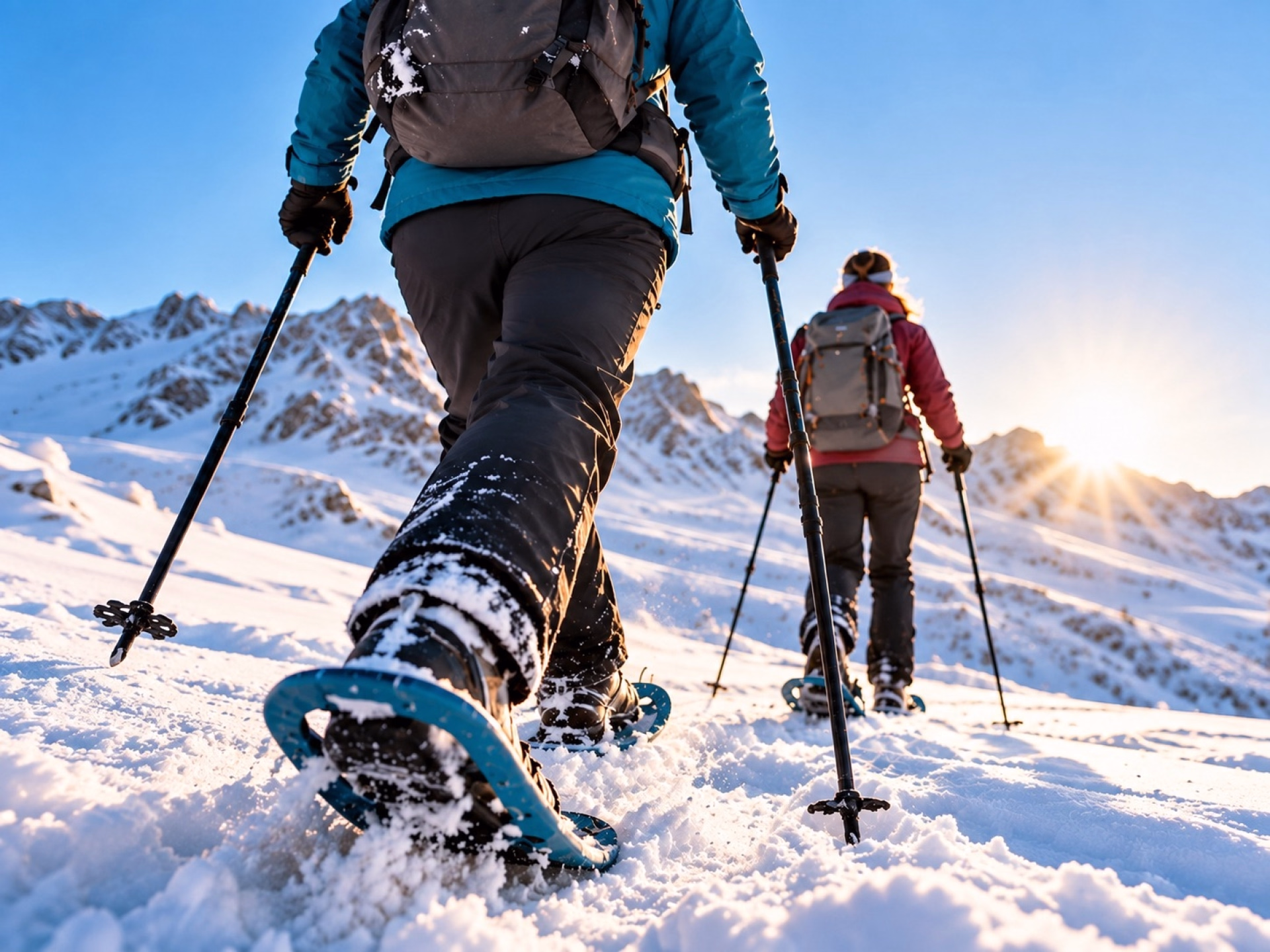 Aventure d'hiver au Val d'Aran : raquettes et chien de traîneau
