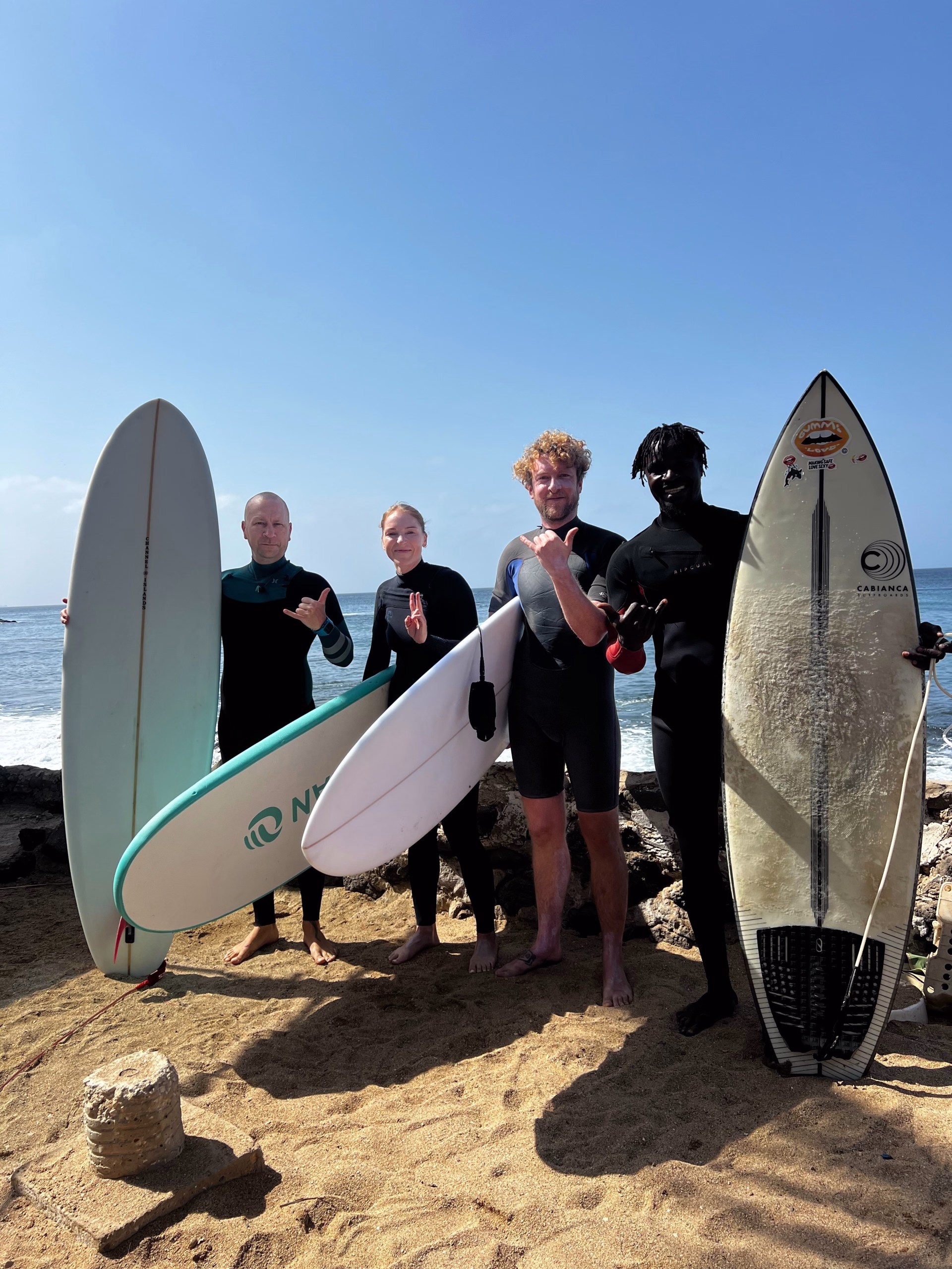 L'excellence du surf, au cœur de l'île de Ngor au large du Sénégal
