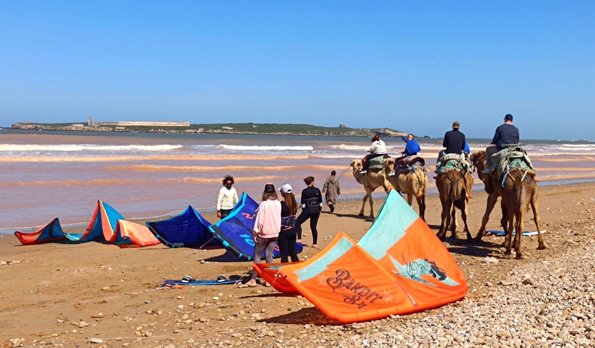 Kitesurf camp tout compris à Essaouira dans une Villa avec piscine