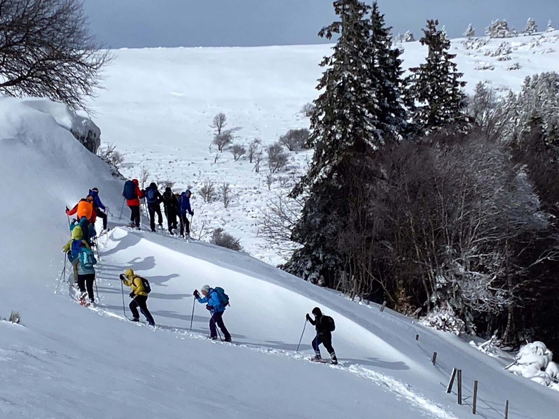 Randonnées hivernales au cœur du Cantal