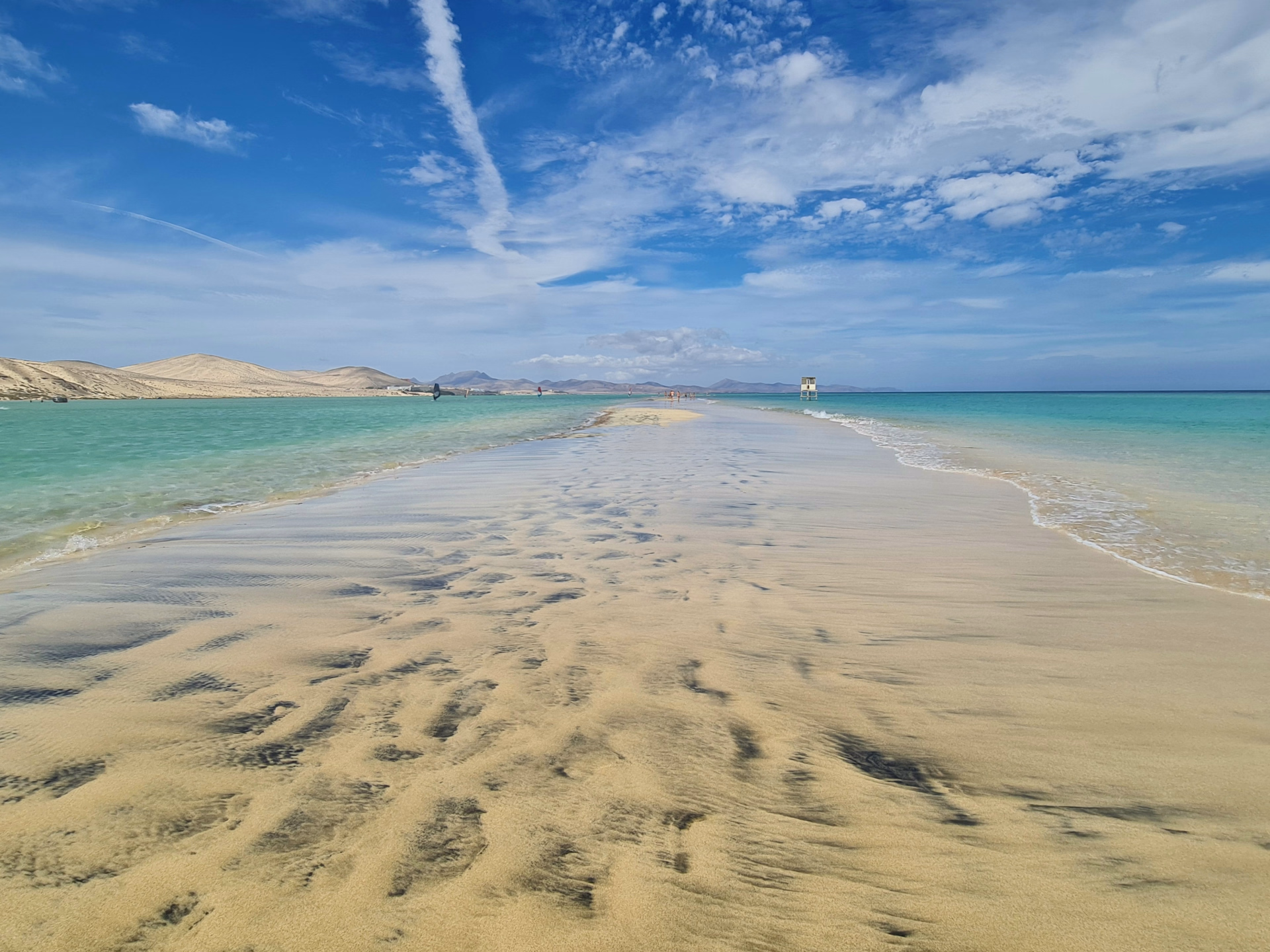 Plage des Canaries pendant un séjour Windsurf