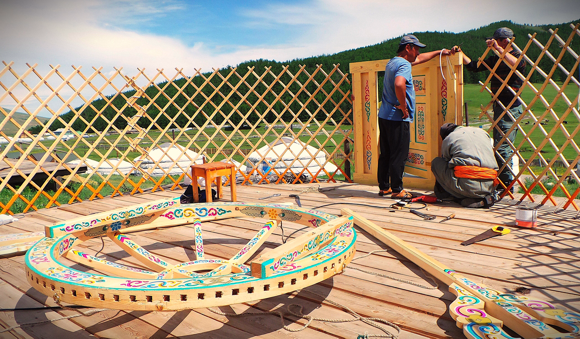 Yoga et équitation dans les steppes mongoles
