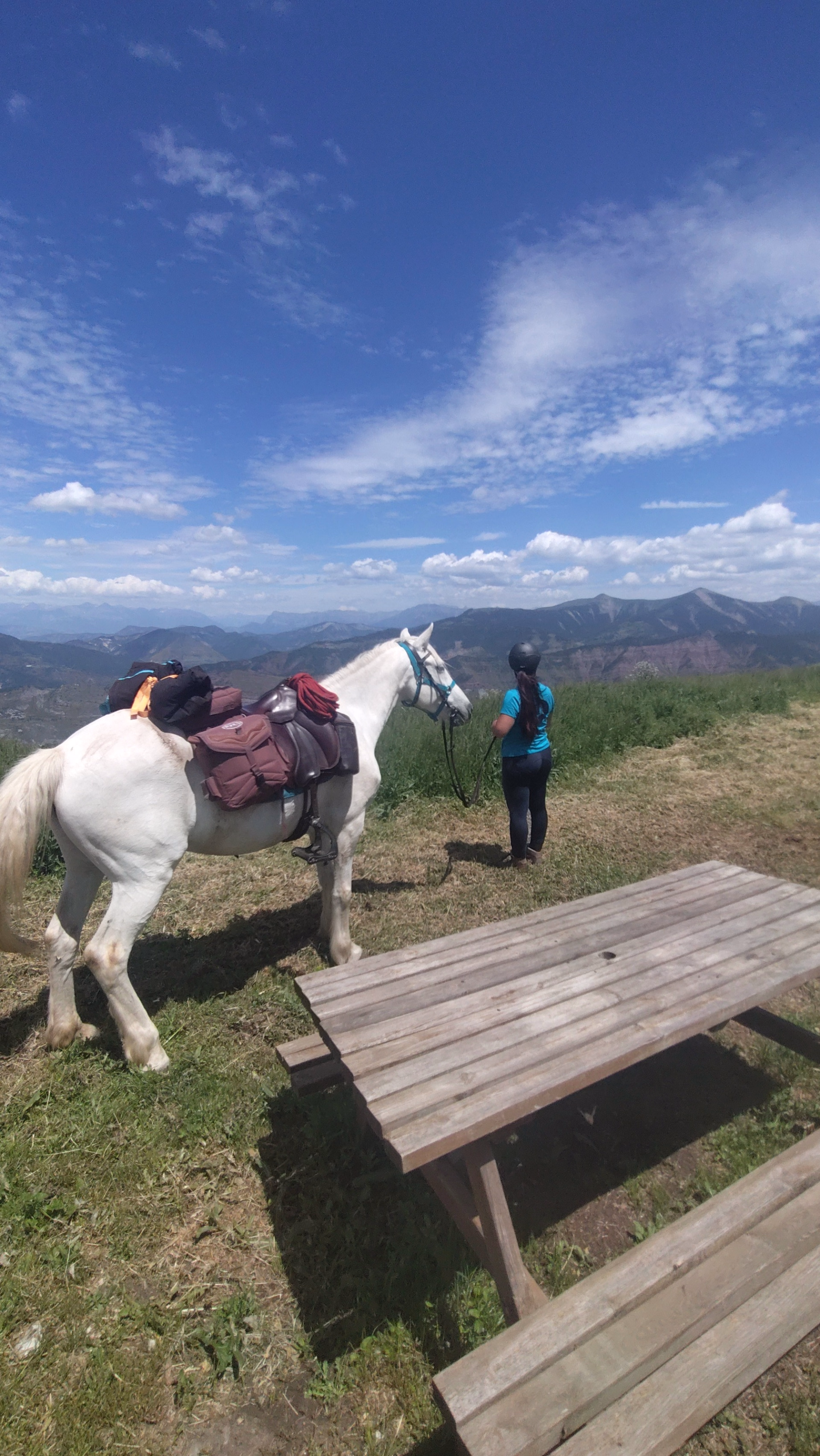 Tour des Monges à cheval