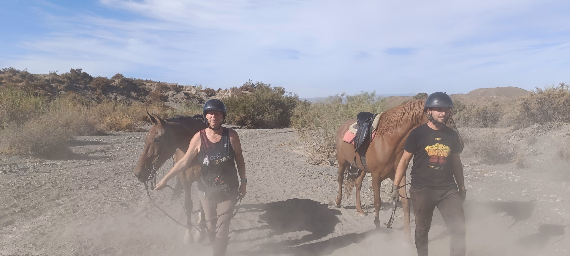 Randonnée équestre dans le désert de Tabernas