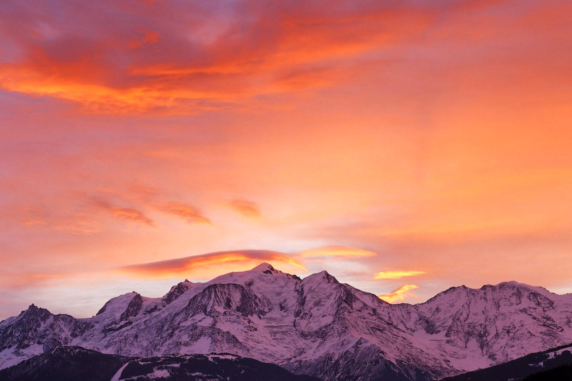 Escapade randonnée en liberté à Cordon face au Mont-Blanc