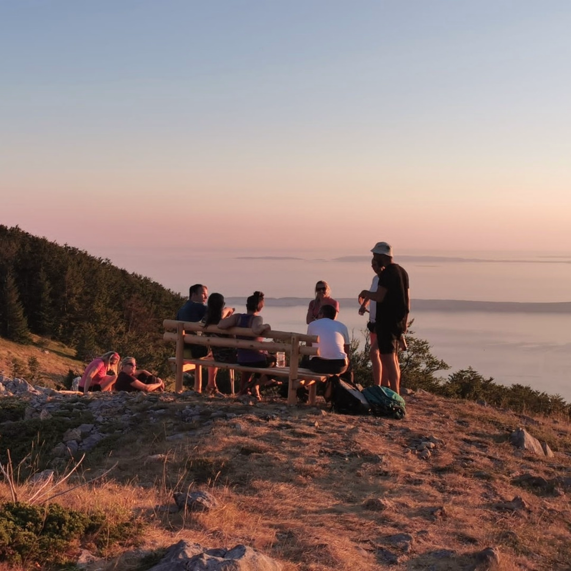 Aventure de randonnée en autonomie de refuge en refuge en Croatie